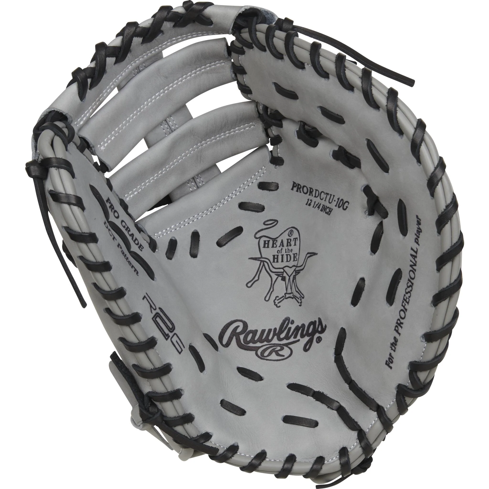 Rawlings Heart Of The Hide Contour 12.5" First Base Glove - Gray - Image 5