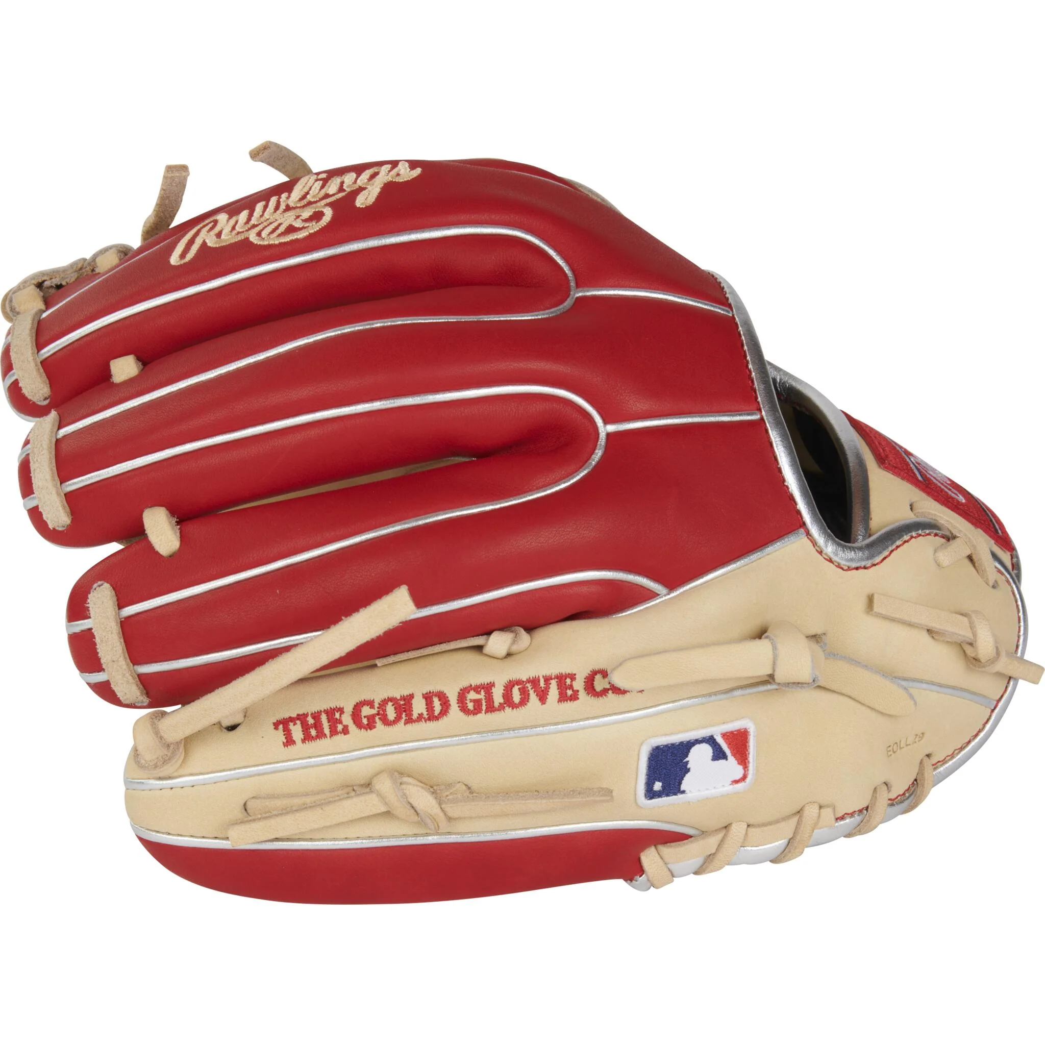 Rawlings Heart Of The Hide R2G 11.5" Baseball Glove - Camel/Scarlet - Right Hand Throw - Image 4