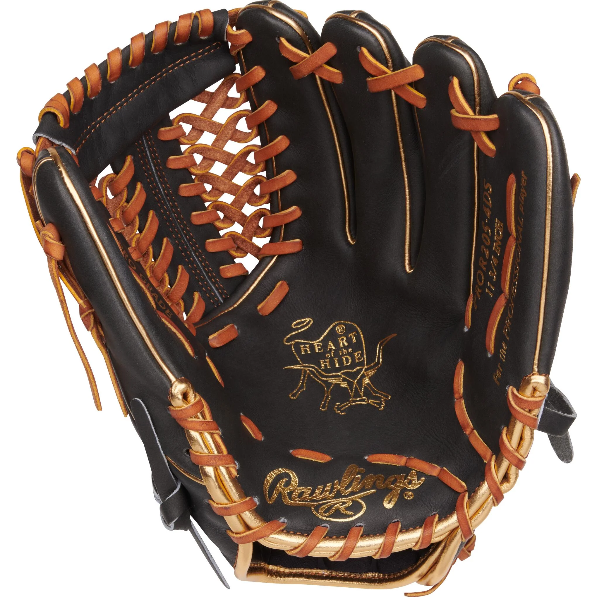 Rawlings Heart Of The Hide Series 11.75" Baseball Glove - Black