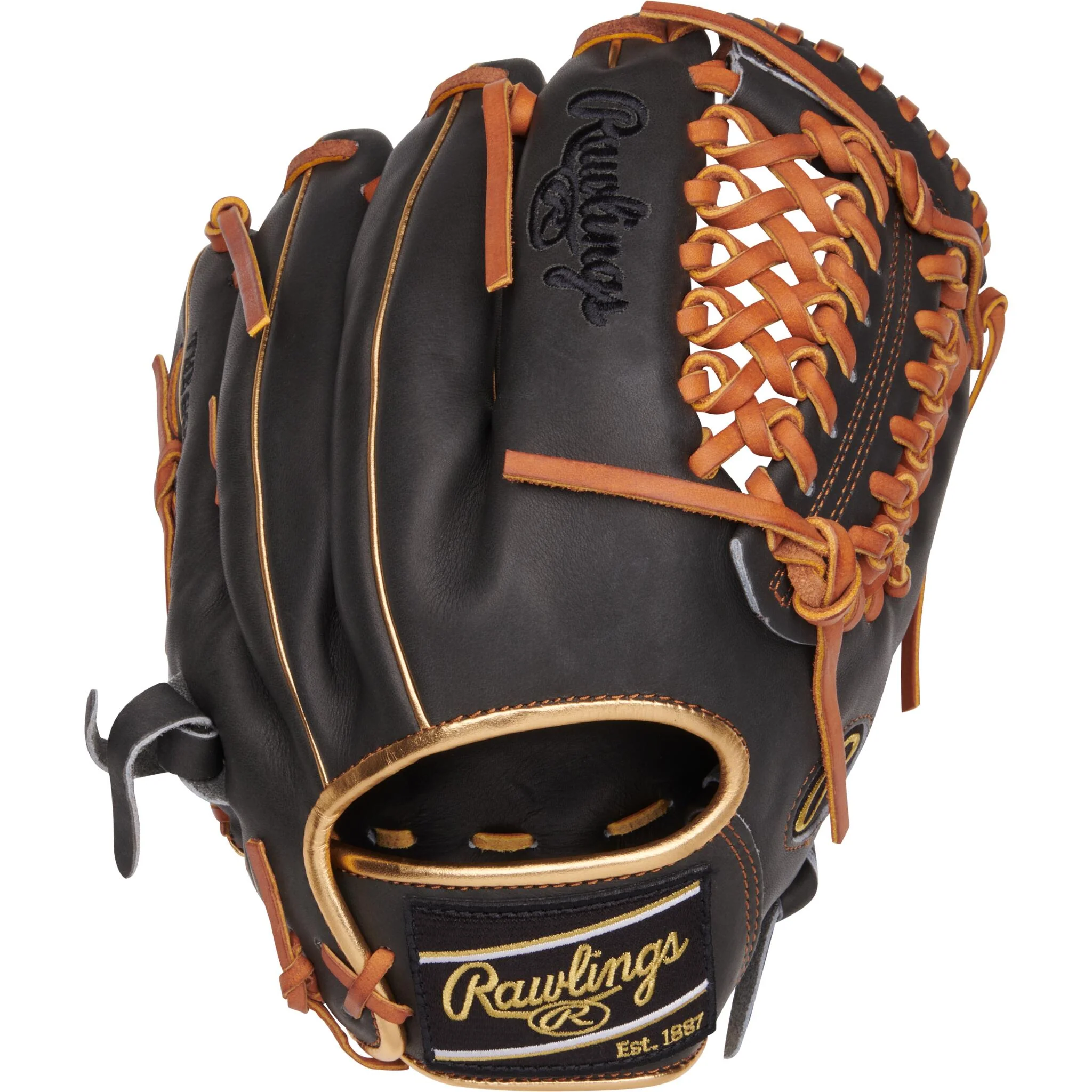 Rawlings Heart Of The Hide Series 11.75" Baseball Glove - Black - Image 2