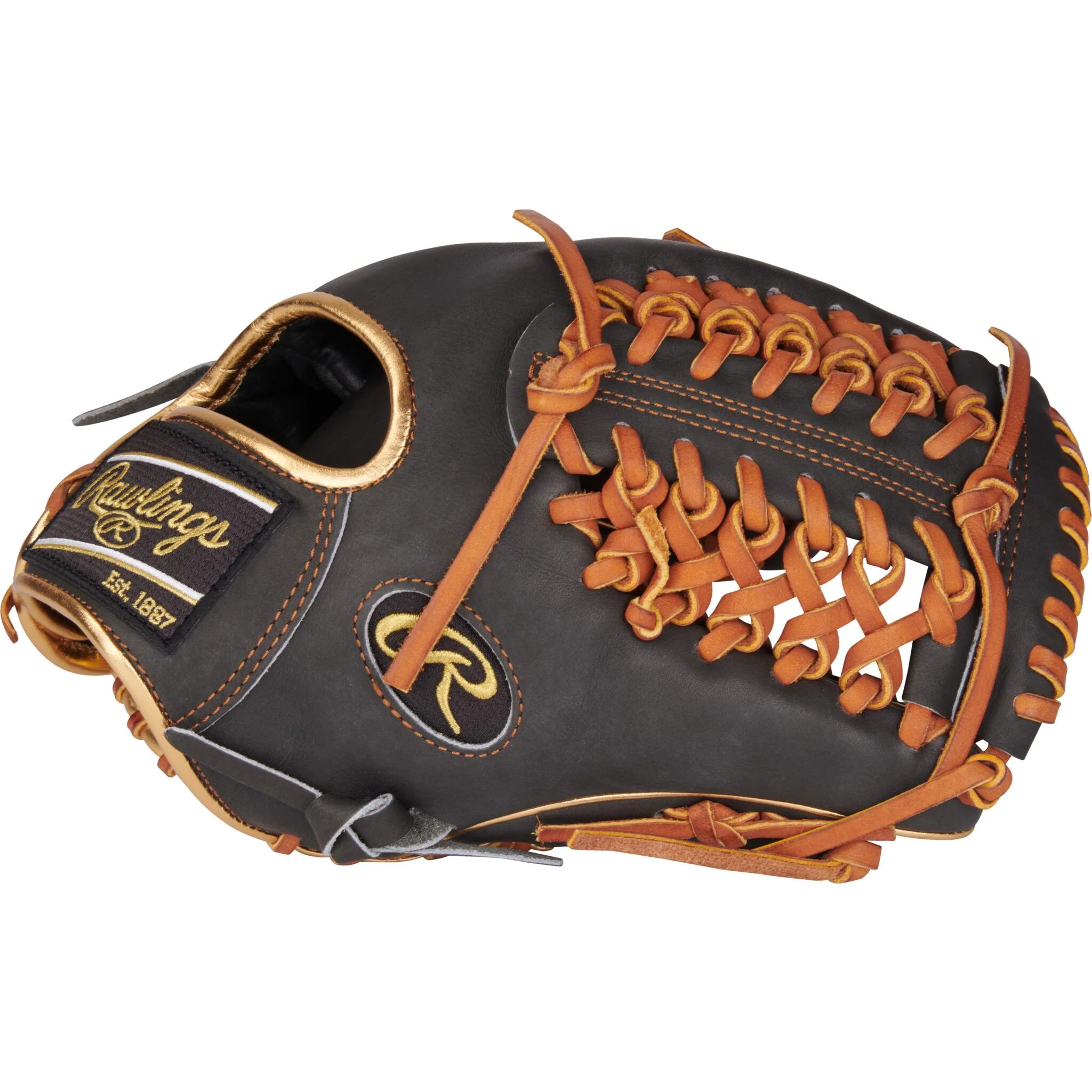 Rawlings Heart Of The Hide Series 11.75" Baseball Glove - Black - Image 4