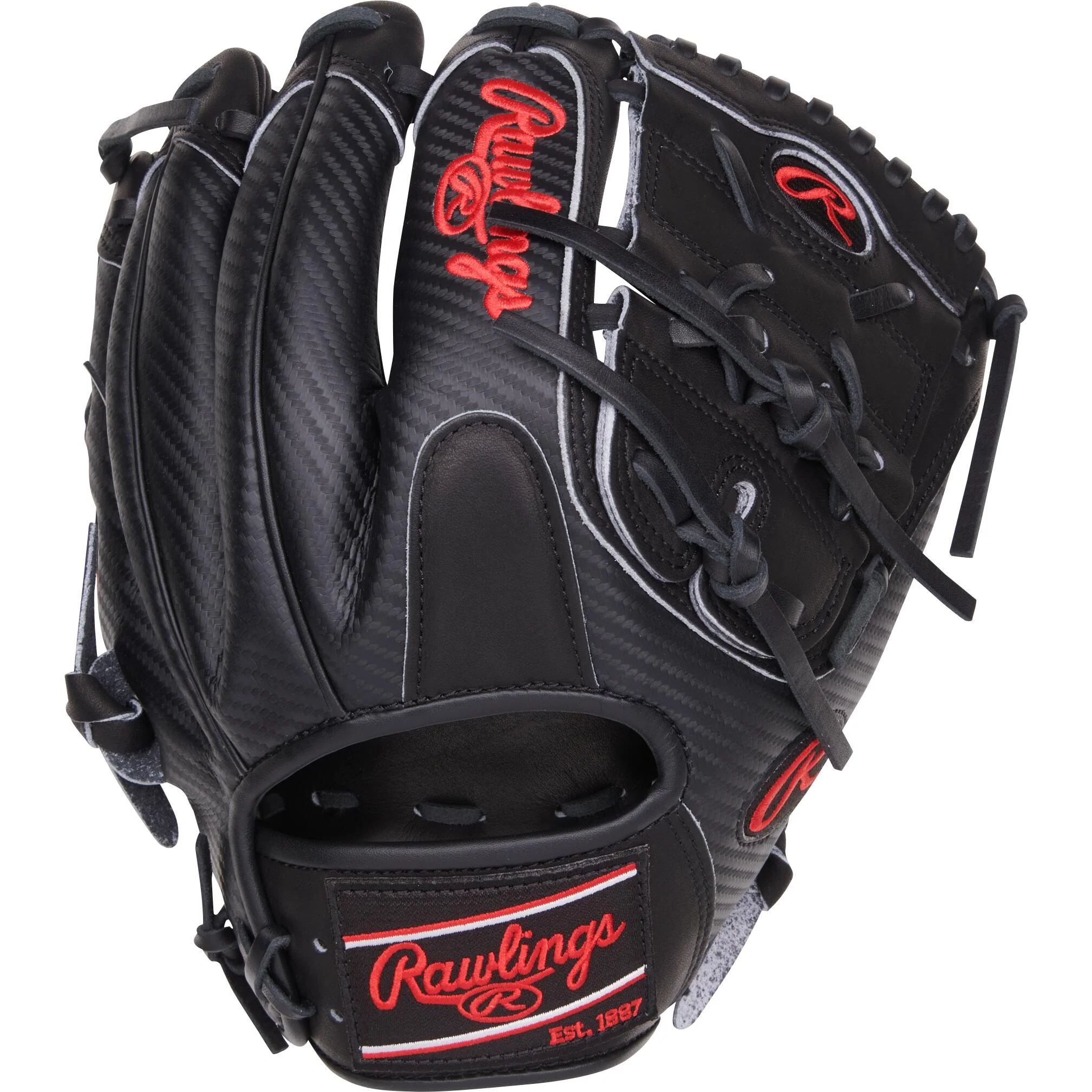 Rawlings Heart Of The Hide Series 11.75" Baseball Glove - Black Hypershell - Image 3