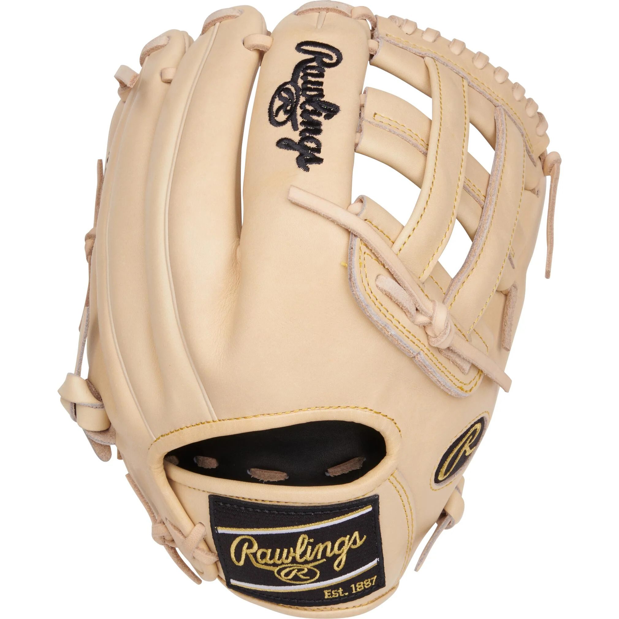 Rawlings Heart Of The Hide Series 12.25" Baseball Glove - Camel - Image 3