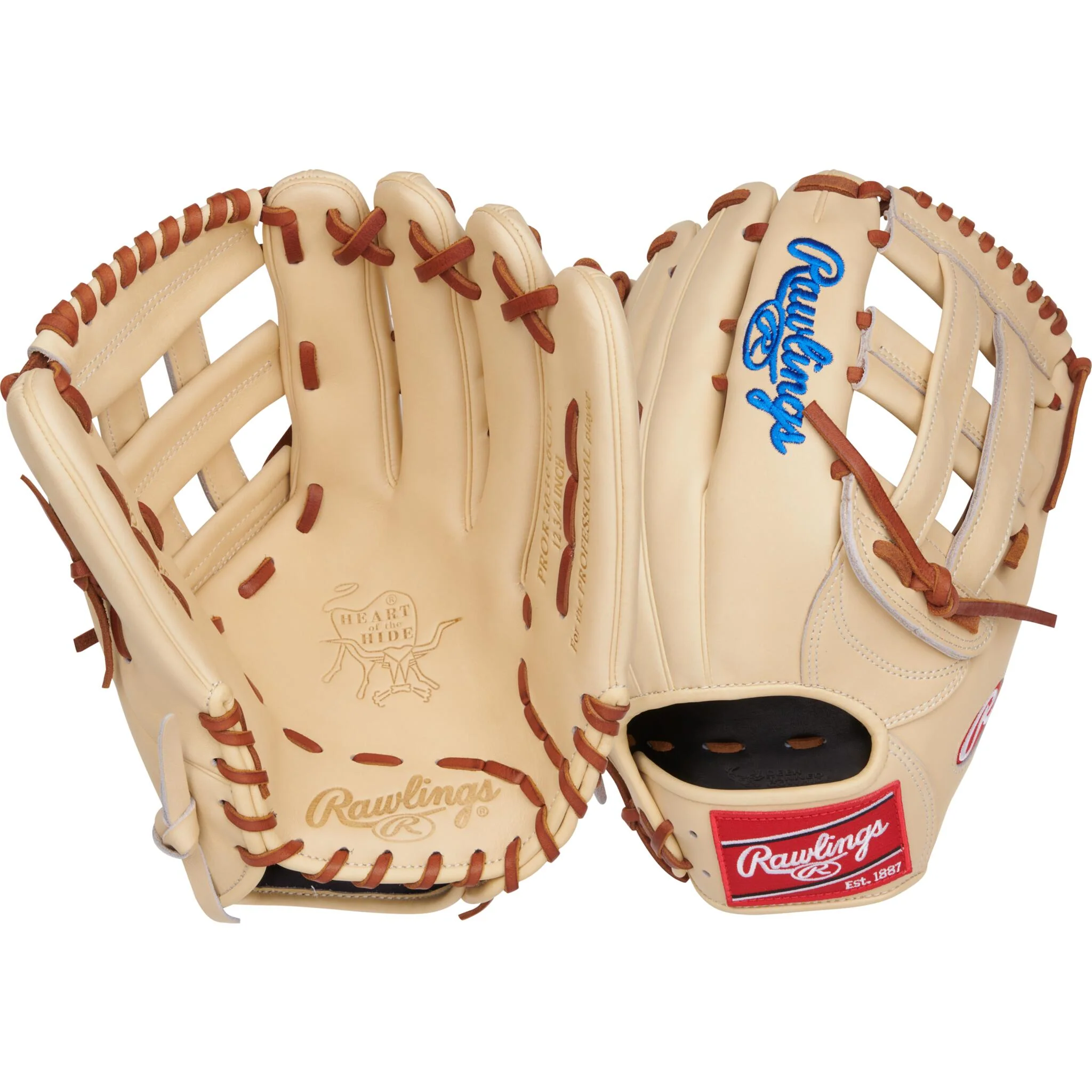 Rawlings Heart Of The Hide Series 12.75" Baseball Glove - Camel - Image 3