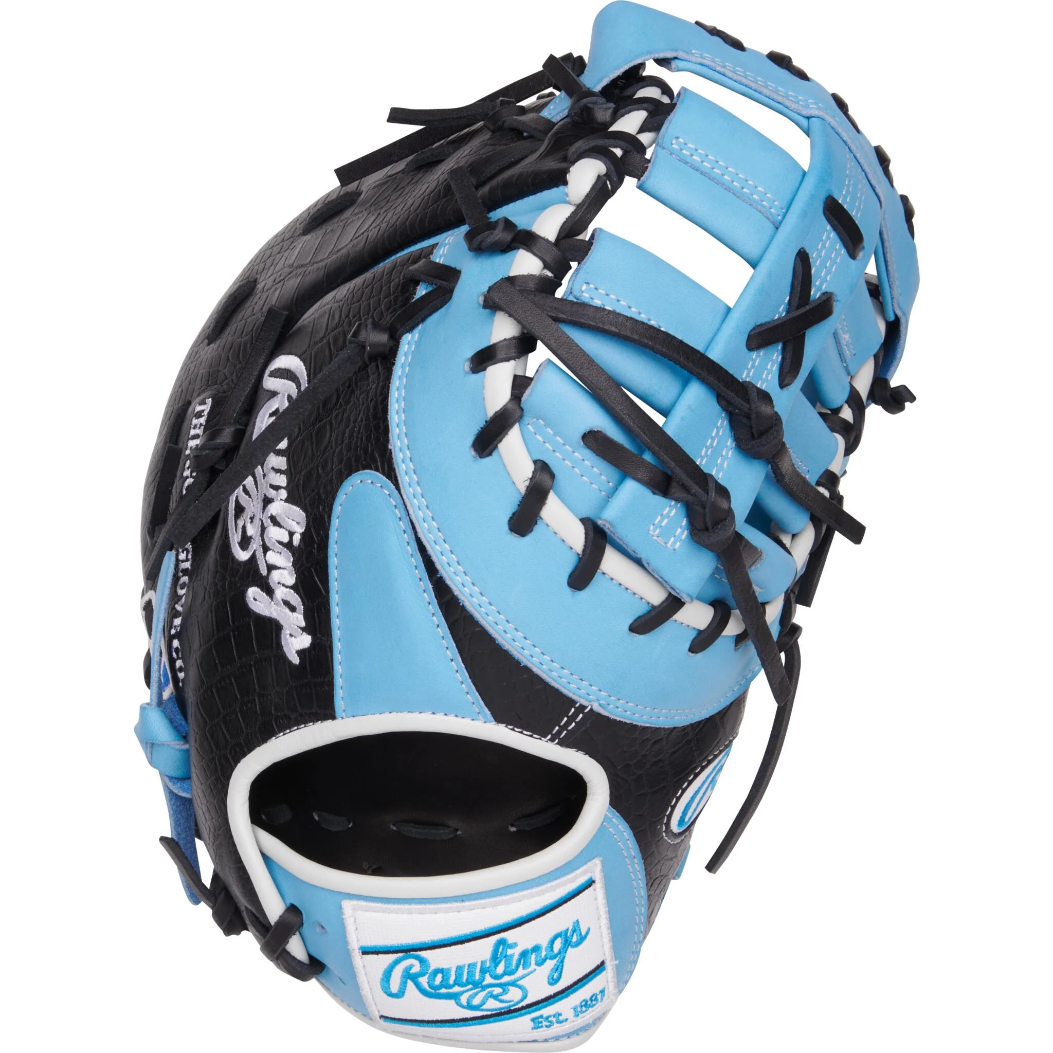 Rawlings Heart Of The Hide Series 13" First Base Mitt - Royal/Black - Image 3