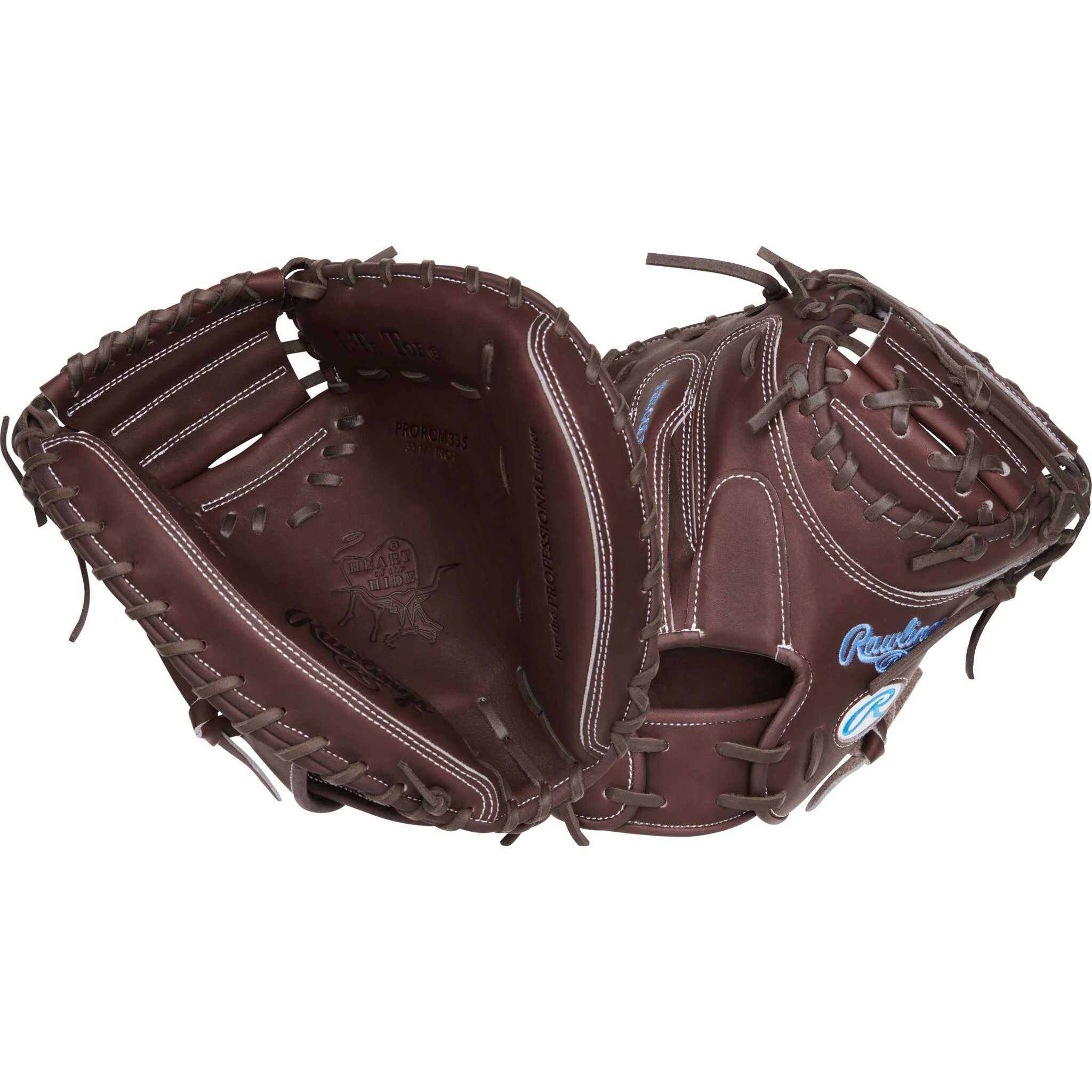 Rawlings Heart Of The Hide Series 33.5" Catchers Mitt - Tan - Right Hand Throw - Image 2