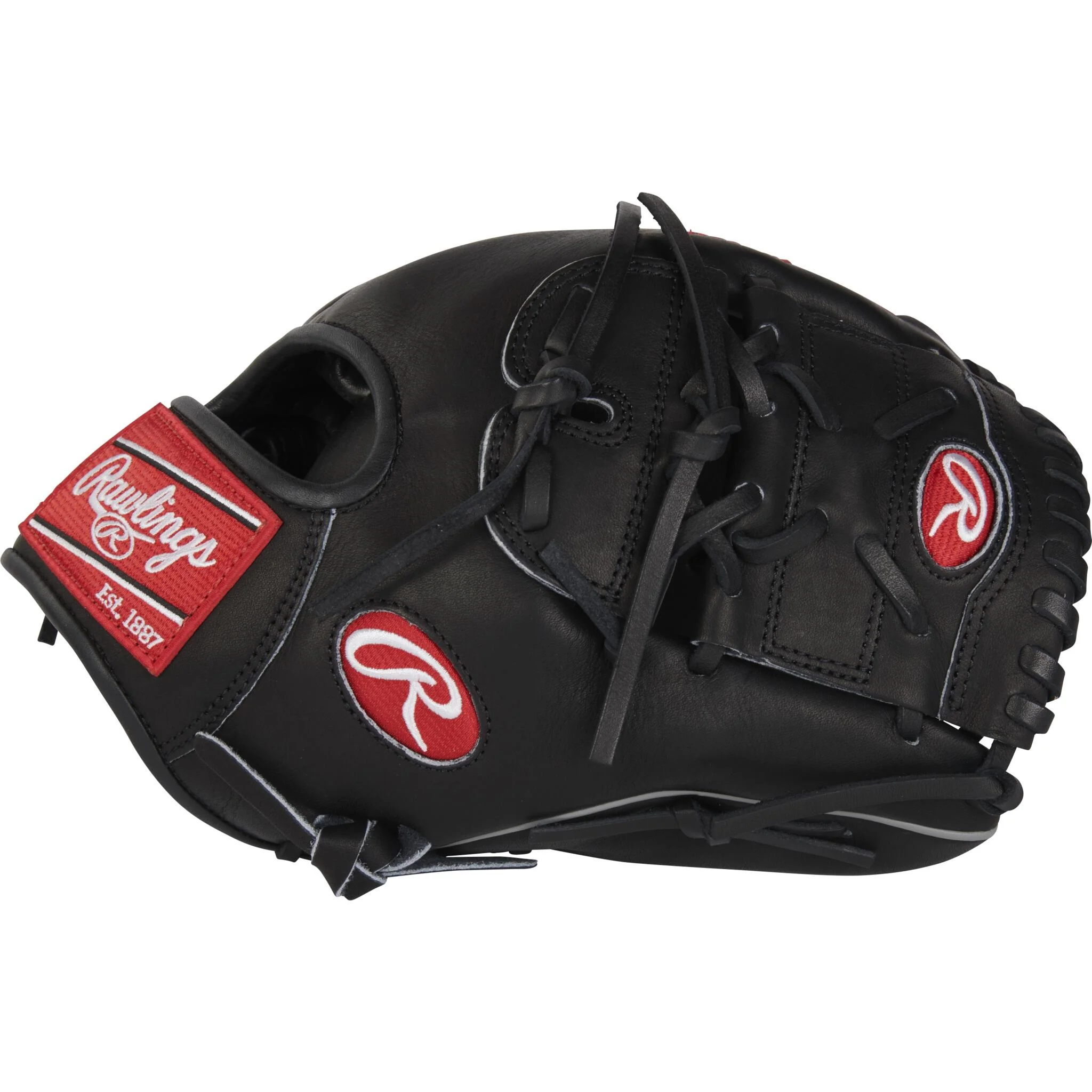 Rawlings Heart Of The Hide Traditional Series 12" Baseball Glove - Black - Image 3