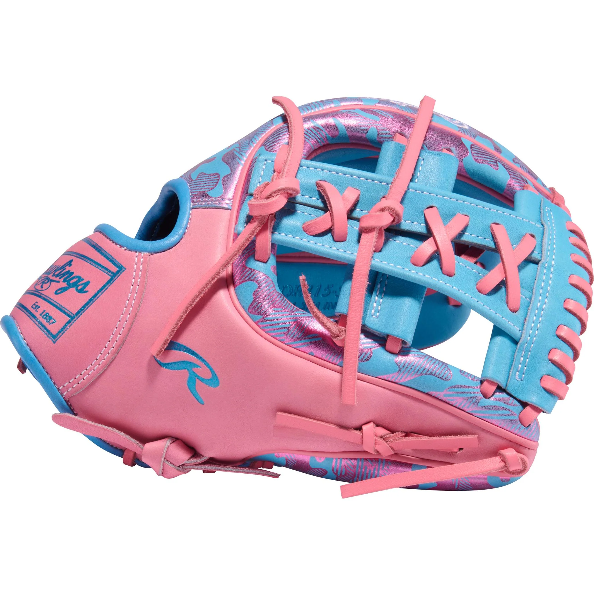 Rawlings Heart of the Hide Colour Sync 10 Metallic Camo 11.75" Baseball Glove (2026) - Right Hand Throw - Image 3