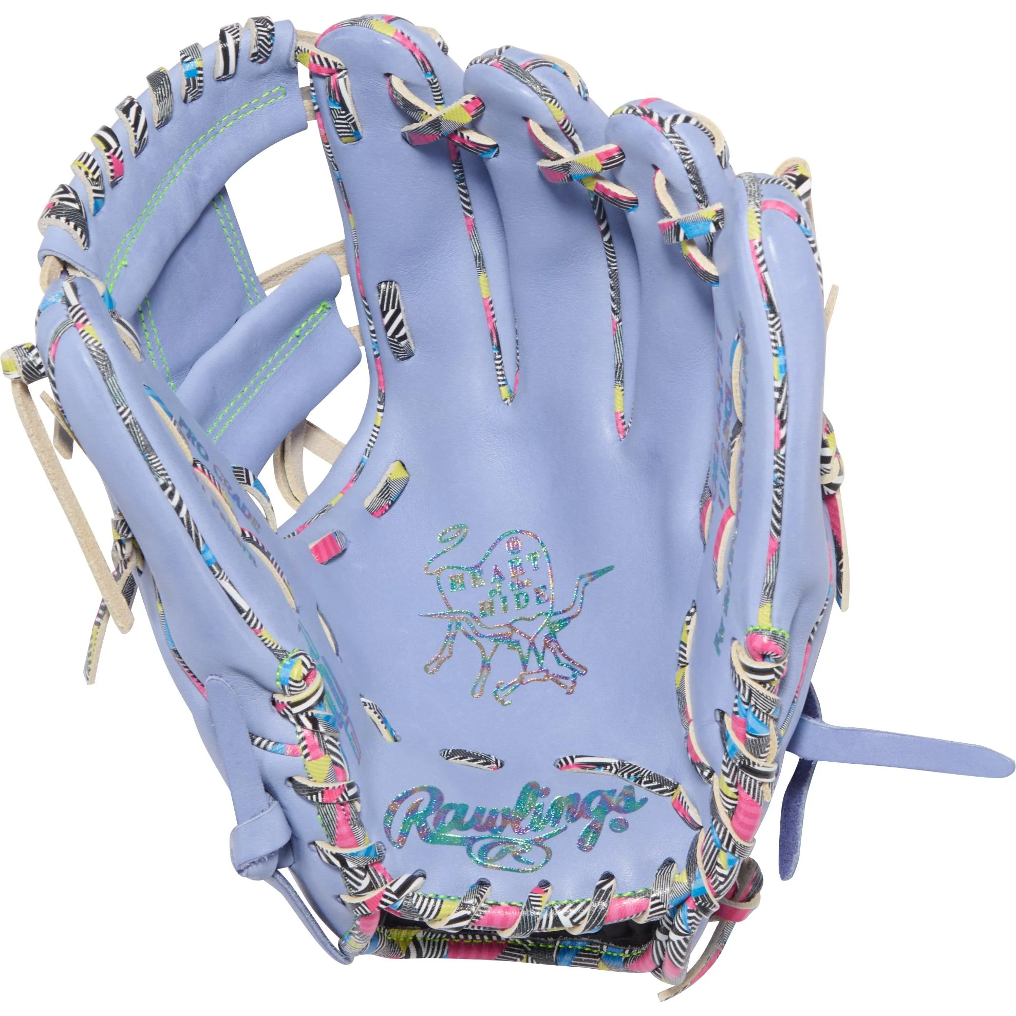 Rawlings Heart of the Hide Colour Sync 10 Periwinkle Mint 11.5" Baseball Glove (2026) - Right Hand Throw - Image 2
