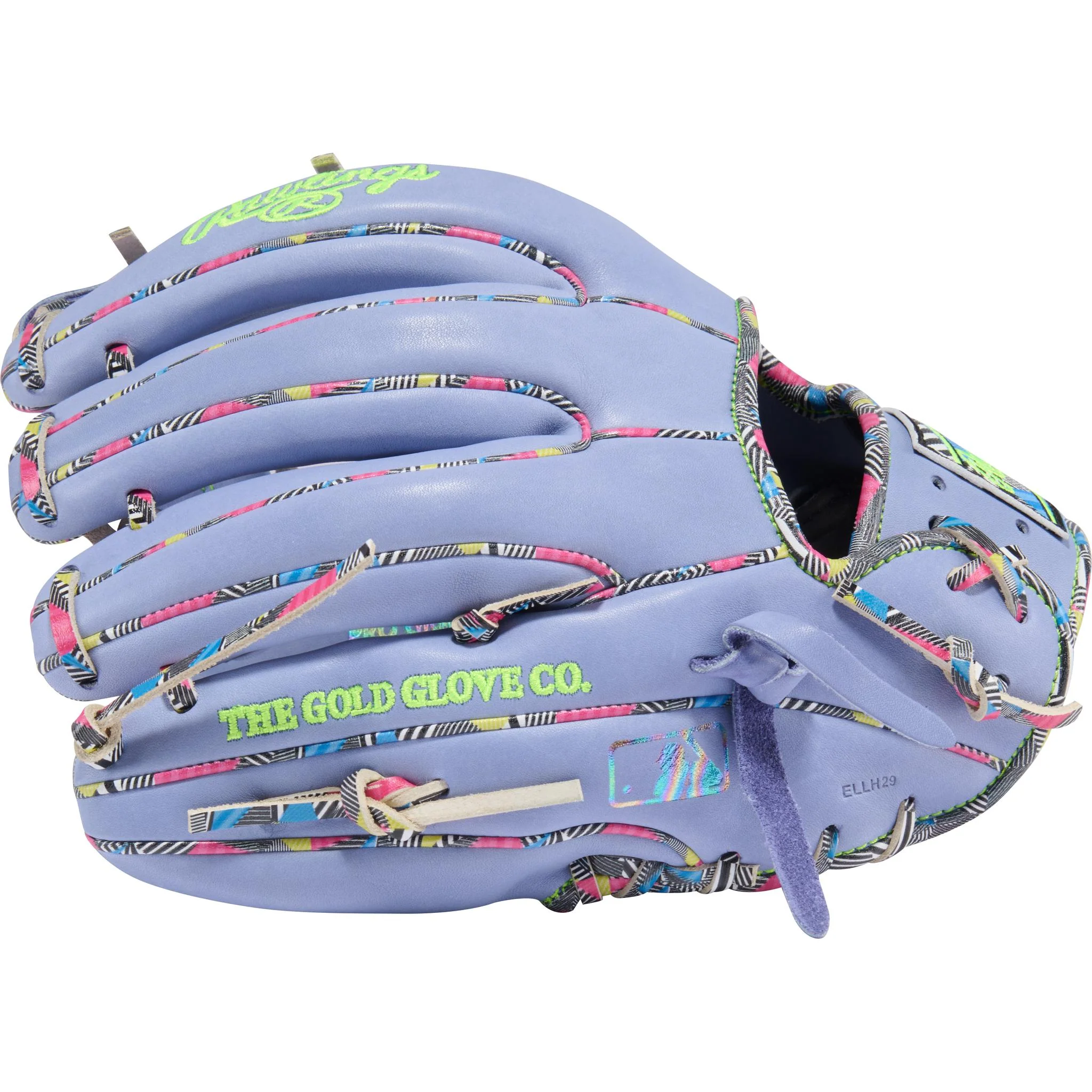 Rawlings Heart of the Hide Colour Sync 10 Periwinkle Mint 11.5" Baseball Glove (2026) - Right Hand Throw - Image 4