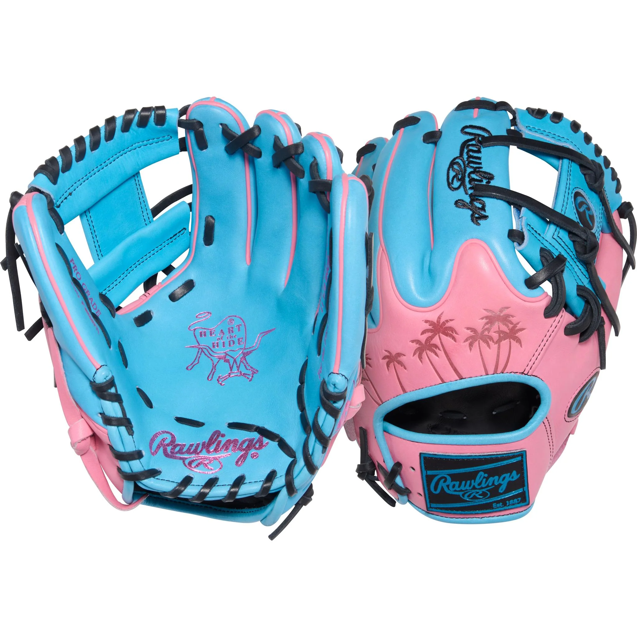 Rawlings Heart of the Hide Colour Sync 10 Tropical 11.5" Baseball Glove (2026) - Right Hand Throw - Image 5