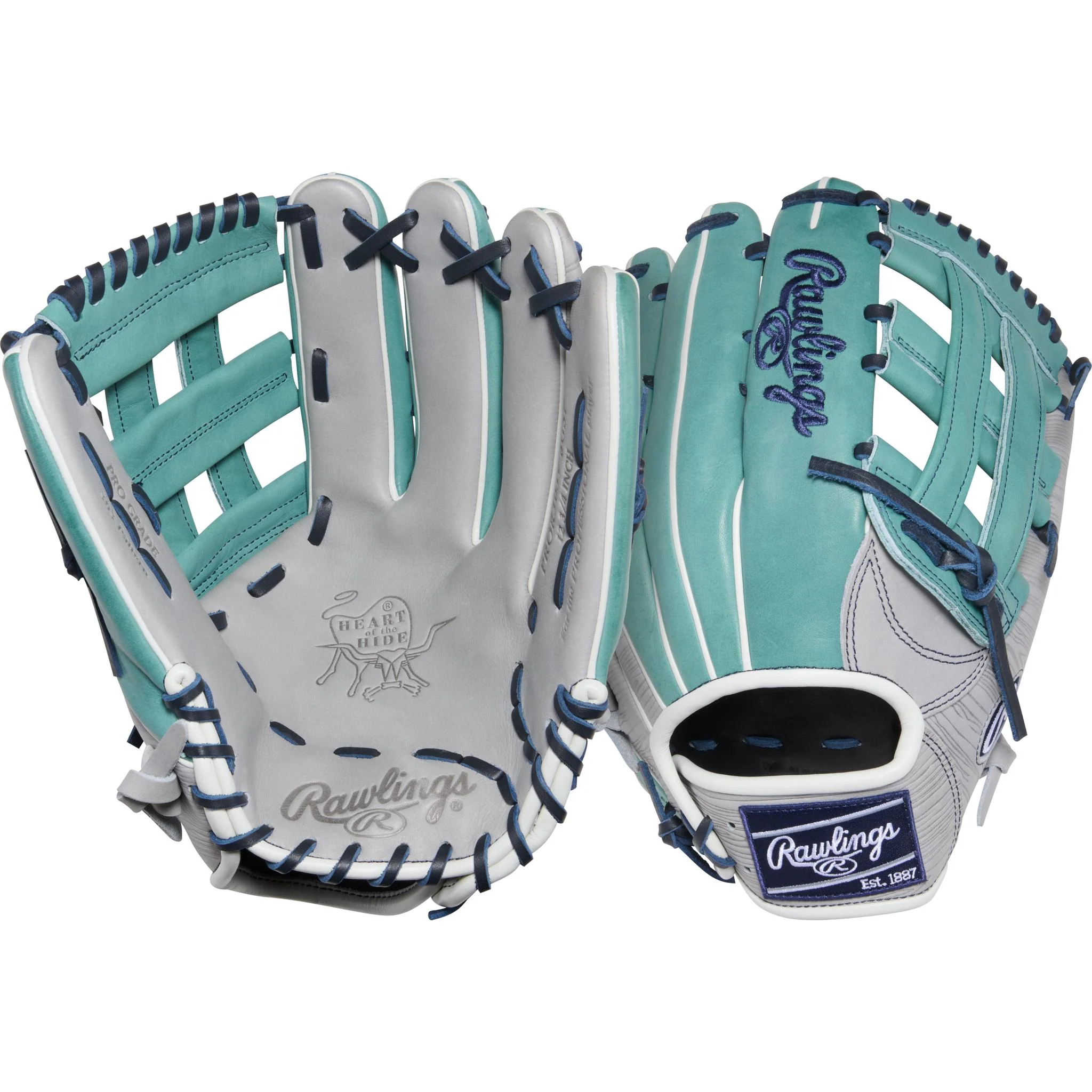 Rawlings Heart of the Hide Colour Sync 10 Woodgrain Sage 12.75" Baseball Glove (2026) - Right Hand Throw - Image 5