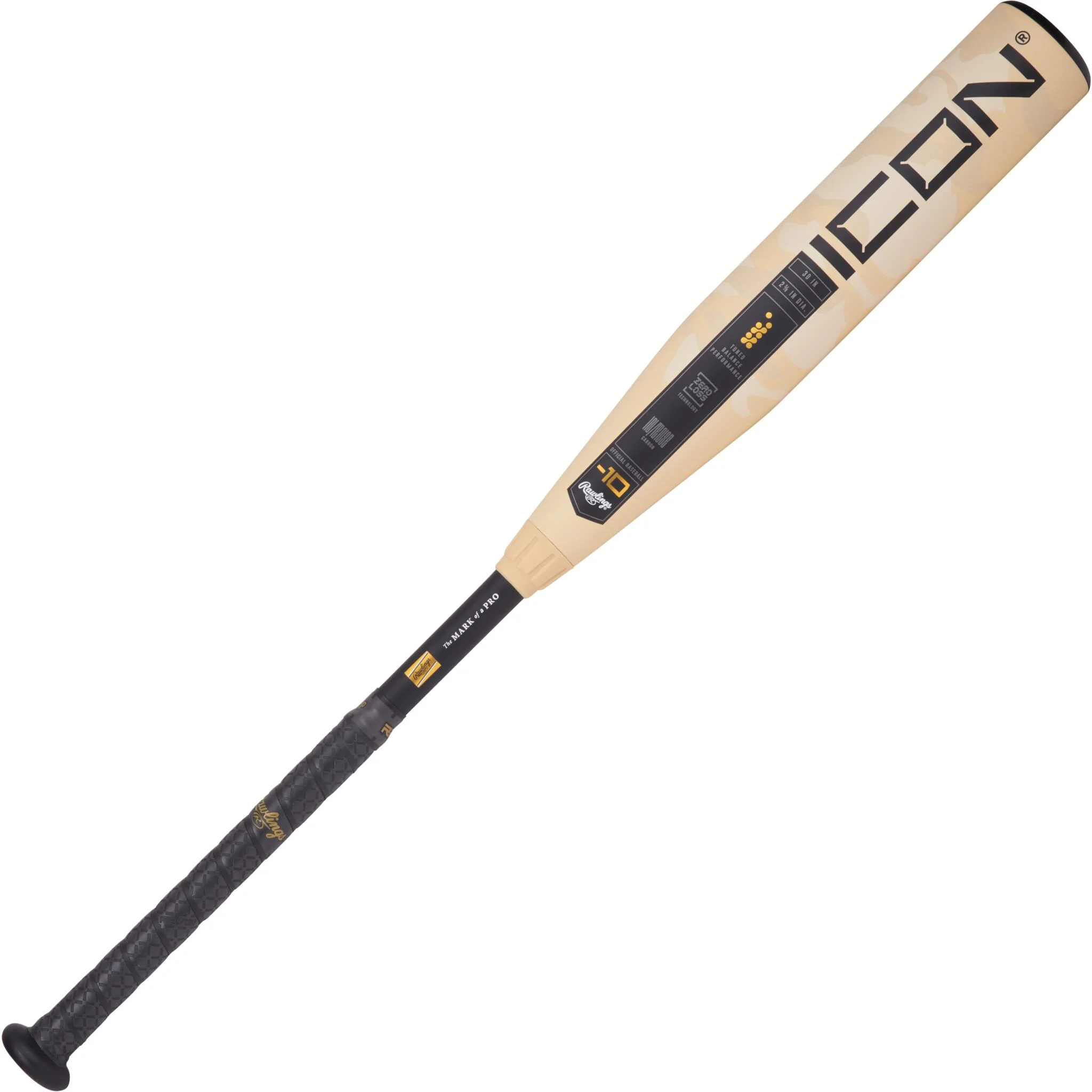 Rawlings Icon 2 5/8" Barrel (-10) Youth Baseball Bat (2025) - USA - Image 2
