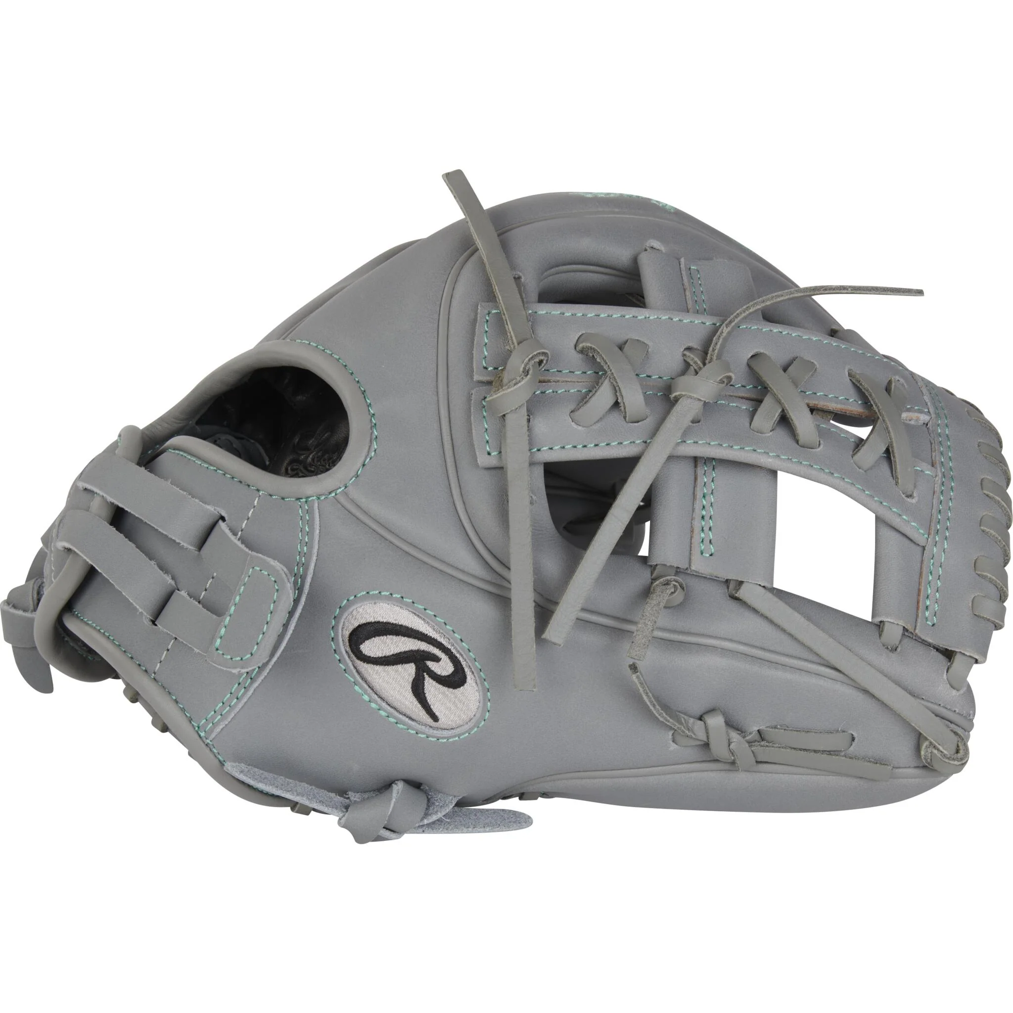 Rawlings Liberty Advanced 11.75" Fastpitch Softball Glove - Grey/Mint - Right Hand Throw - Image 3
