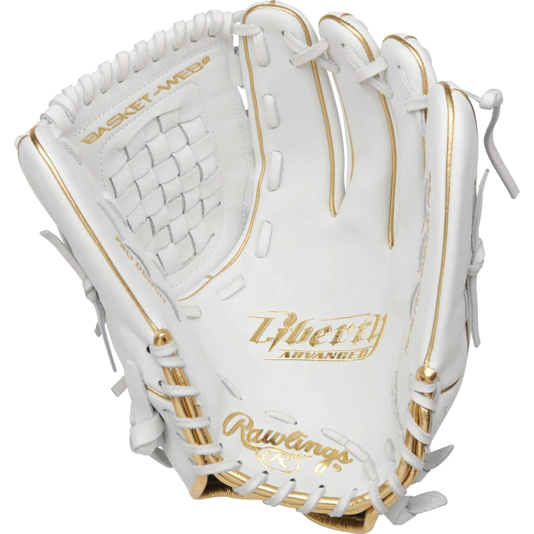 Rawlings Liberty Advanced 12.5" Women's Fastpitch Softball Glove - White - Image 2