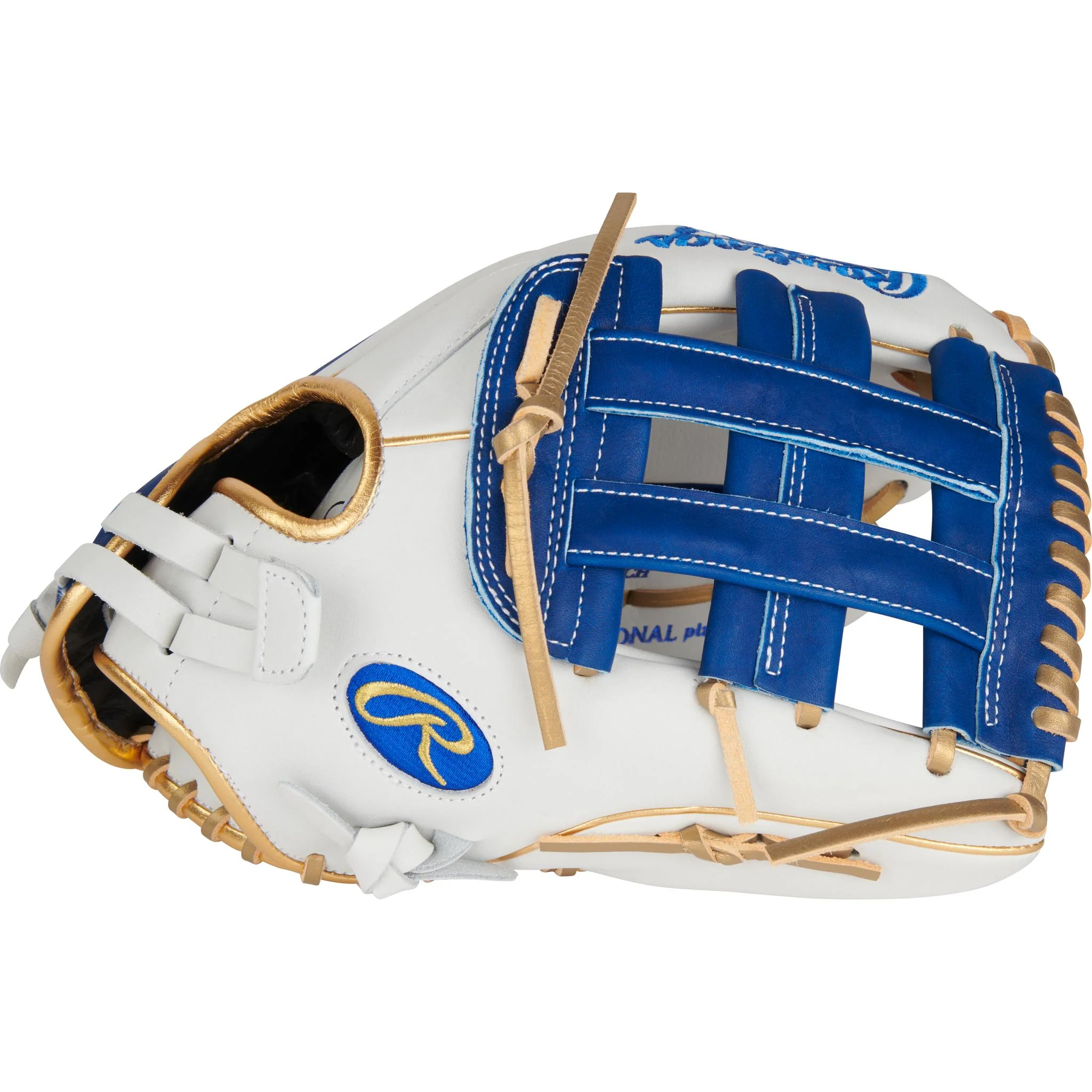 Rawlings Liberty Advanced 12.75" Fastpitch Softball Glove (2026) - White/Royal - Image 3