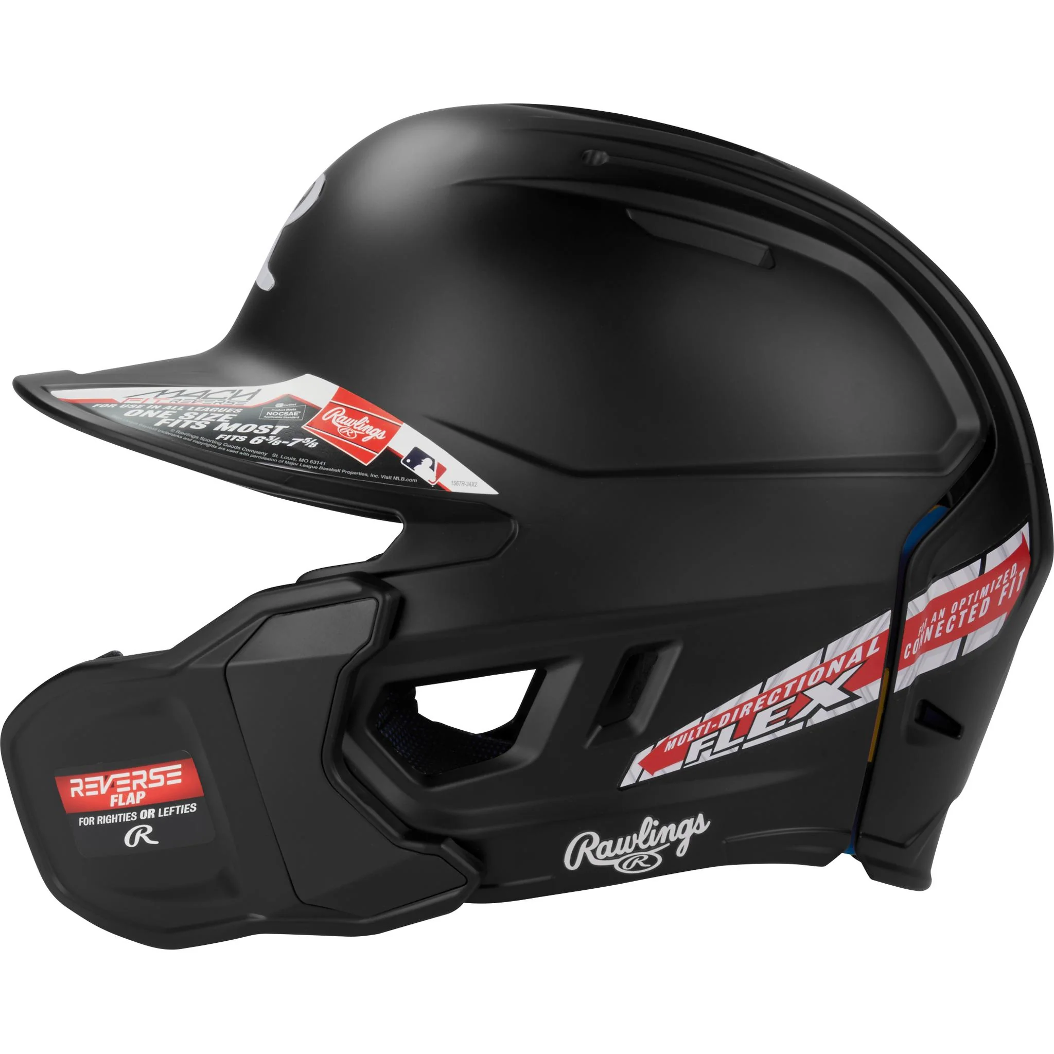 Rawlings Mach Fit REV Batting Helmet with Extension (2026) - Image 14