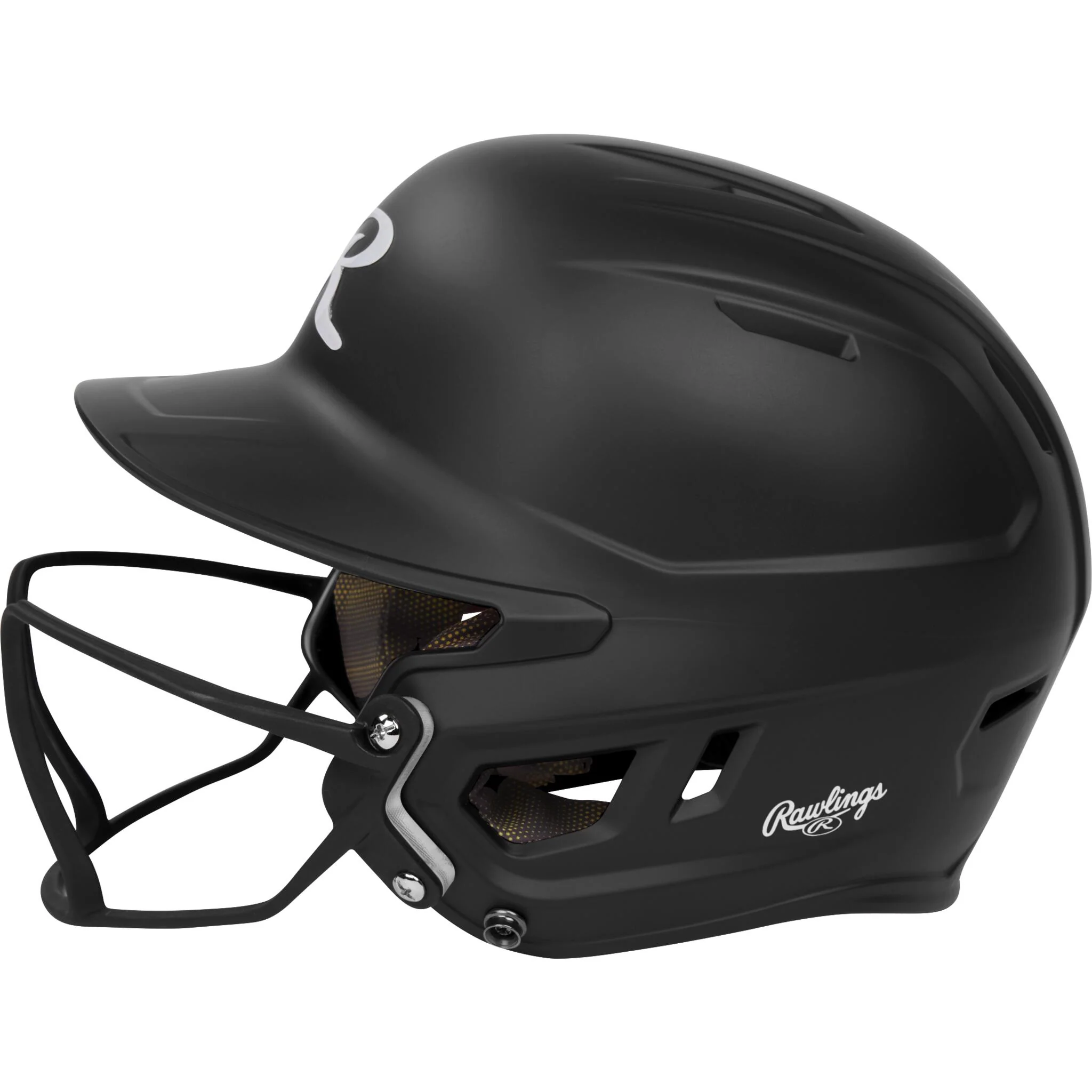 Rawlings Mach Hi-Viz Junior Batting Helmet With Hi-Viz Face Guard - Image 3