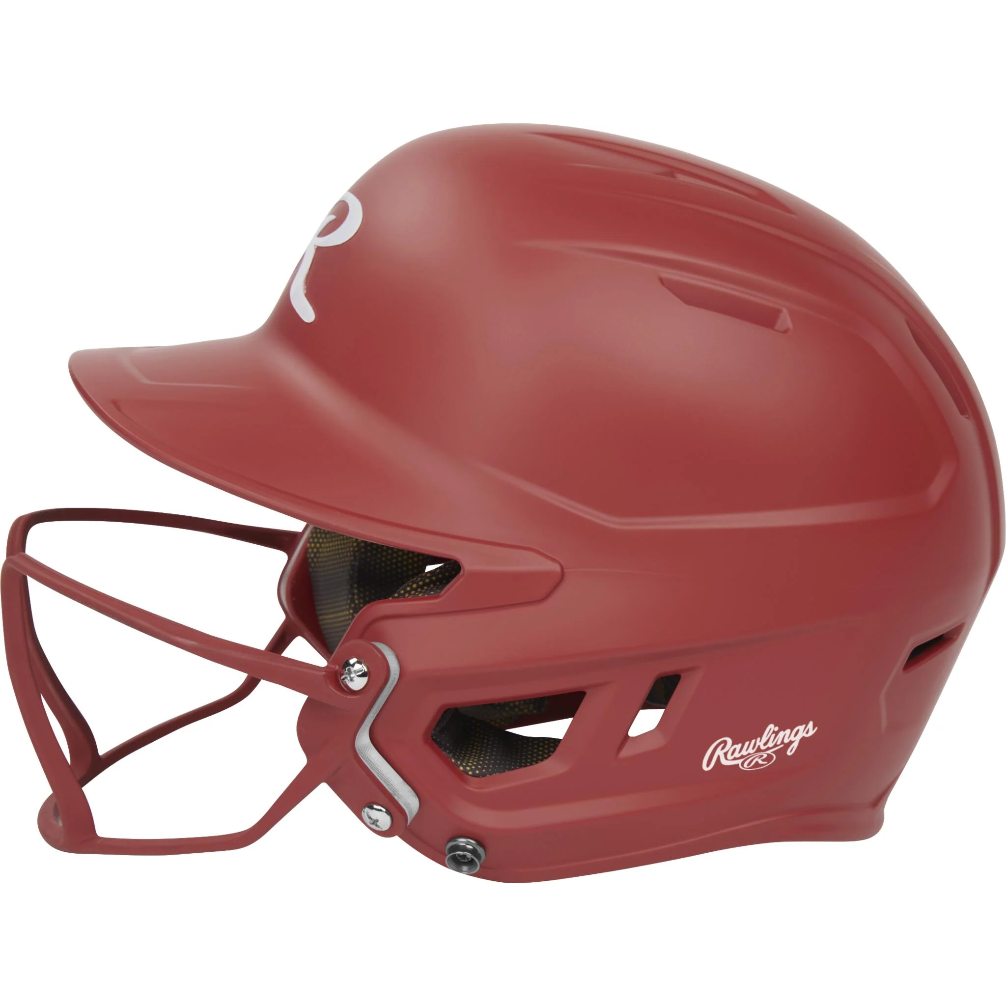 Rawlings Mach Hi-Viz Senior Batting Helmet With Hi-Viz Face Guard - Image 10