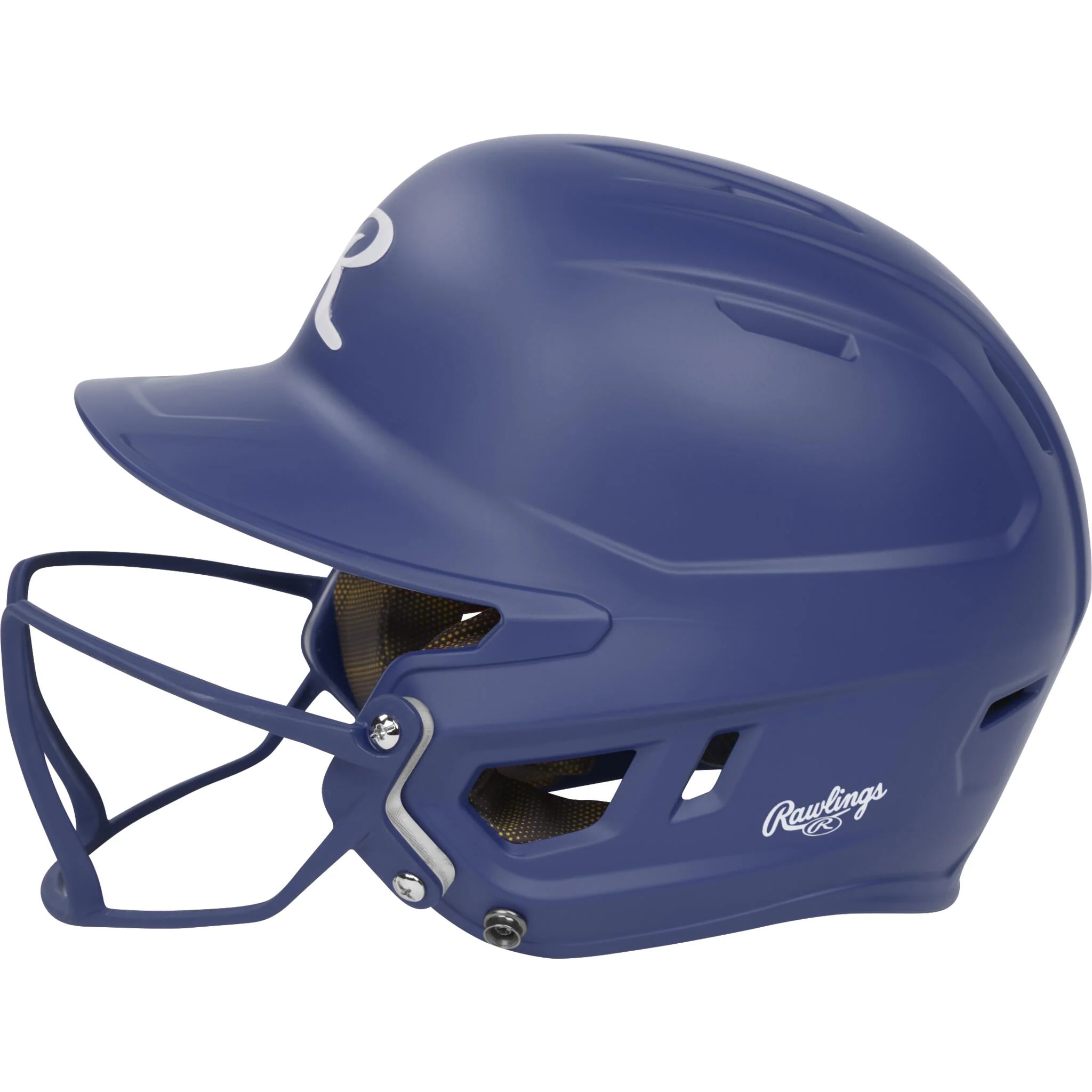 Rawlings Mach Hi-Viz Senior Batting Helmet With Hi-Viz Face Guard - Image 16