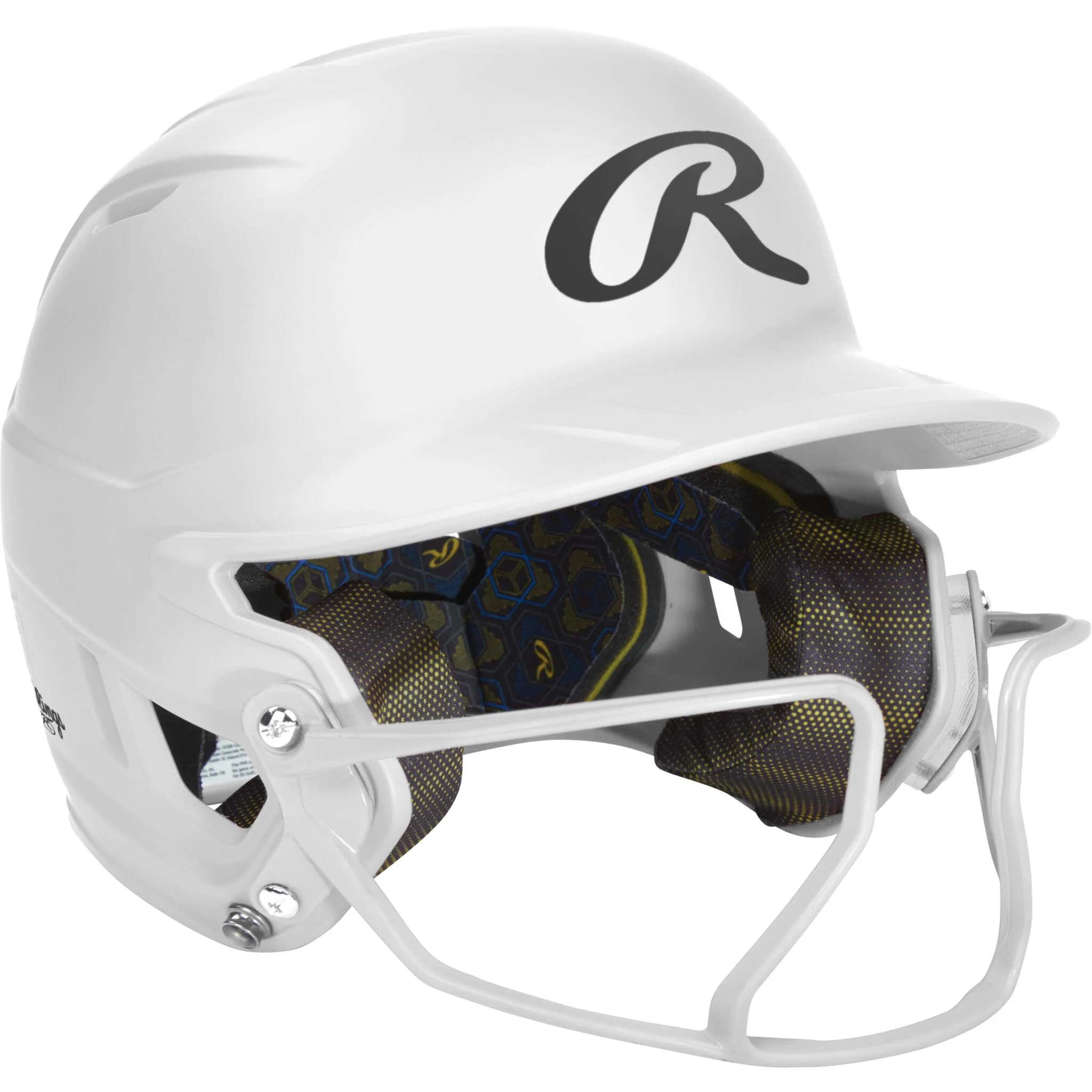 Rawlings Mach Hi-Viz Senior Batting Helmet With Hi-Viz Face Guard - Image 33