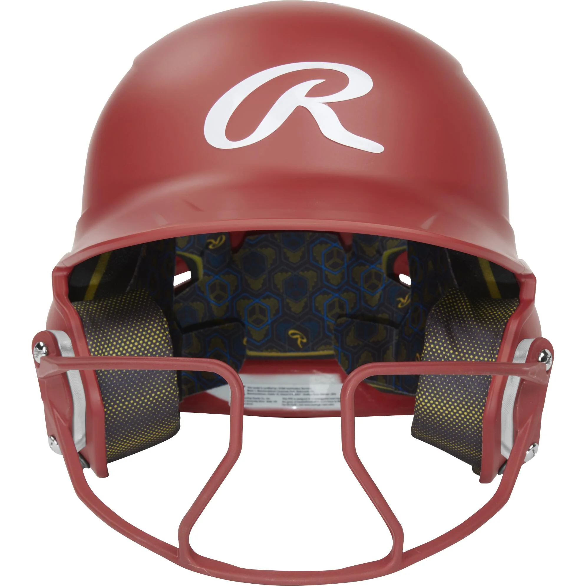 Rawlings Mach Hi-Viz Senior Batting Helmet With Hi-Viz Face Guard - Image 8