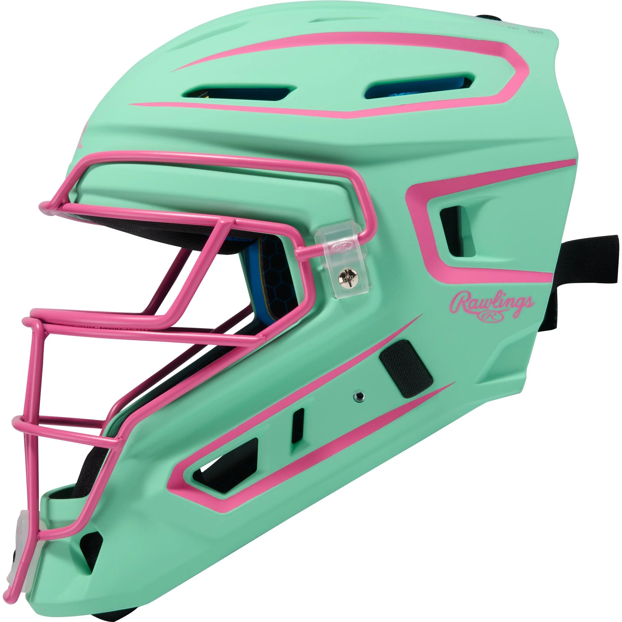 Rawlings Mach Pro Series Hockey Style Catcher's Helmet - Junior (2026) - Image 2