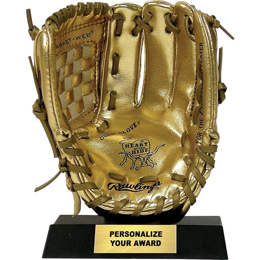 Rawlings Mini Gold Glove Award with Stand