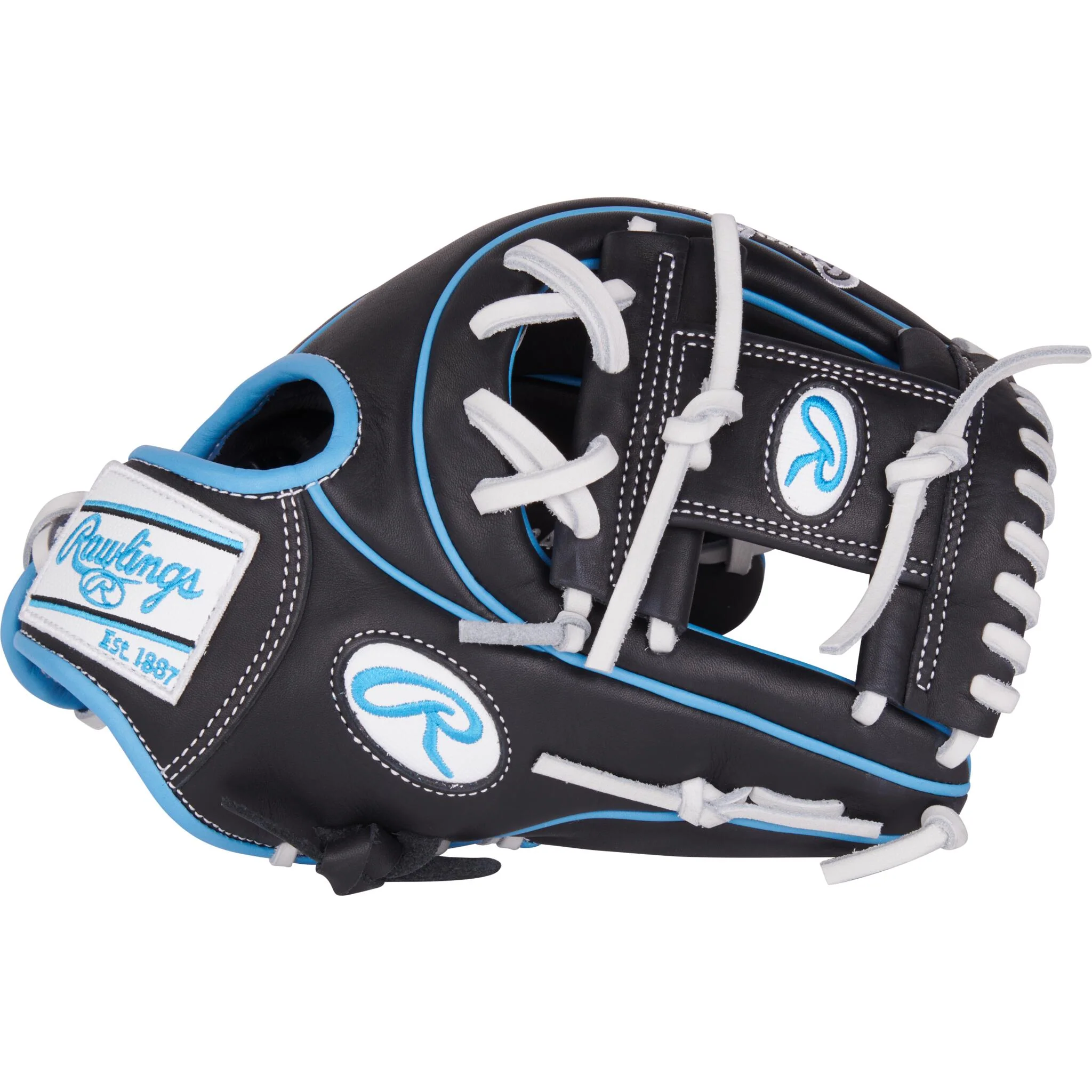 Rawlings NXT Series 11.5" Baseball Glove - Black/Columbia Blue - Image 4