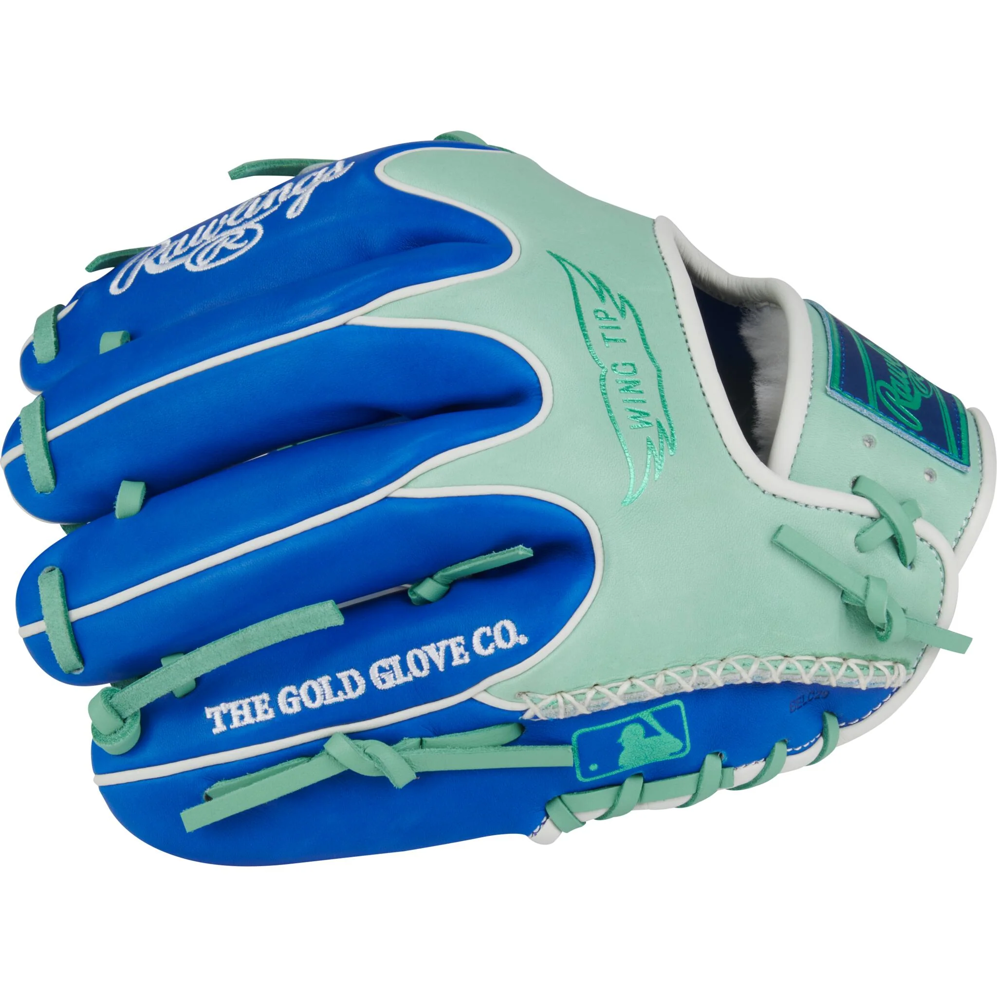 Rawlings Pro Preferred 11.5" Baseball Glove - Royal/Mint - Right Hand Throw - Image 4