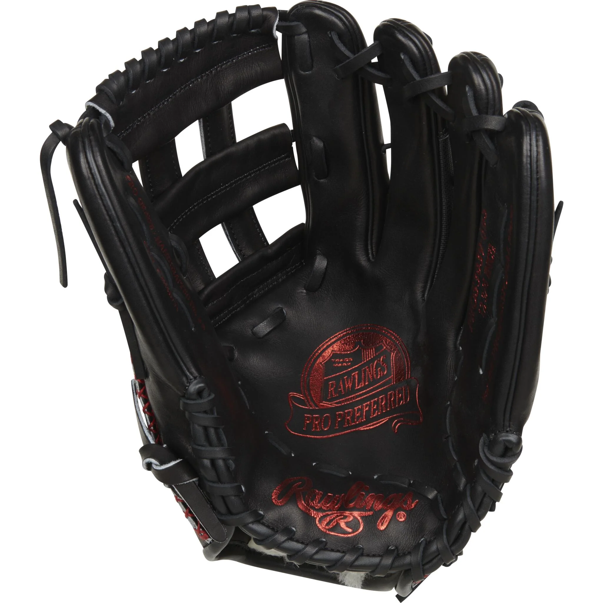 Rawlings Pro Preferred 12.75" Baseball Glove - Black/Speedshell - Image 5