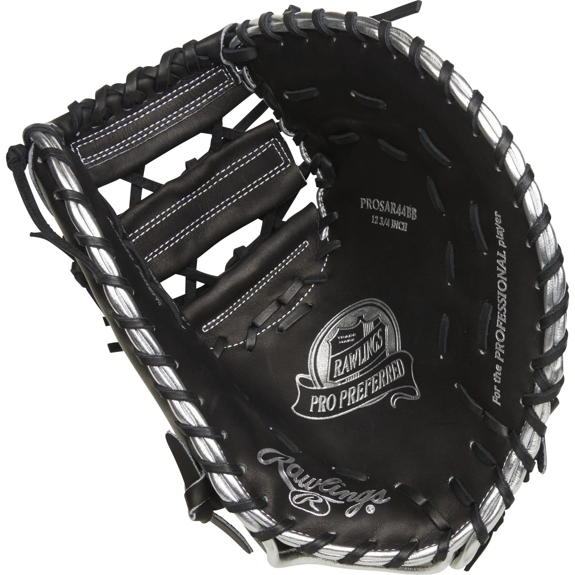 Rawlings Pro Preferred 12.75" First Base Glove - Black - Image 5