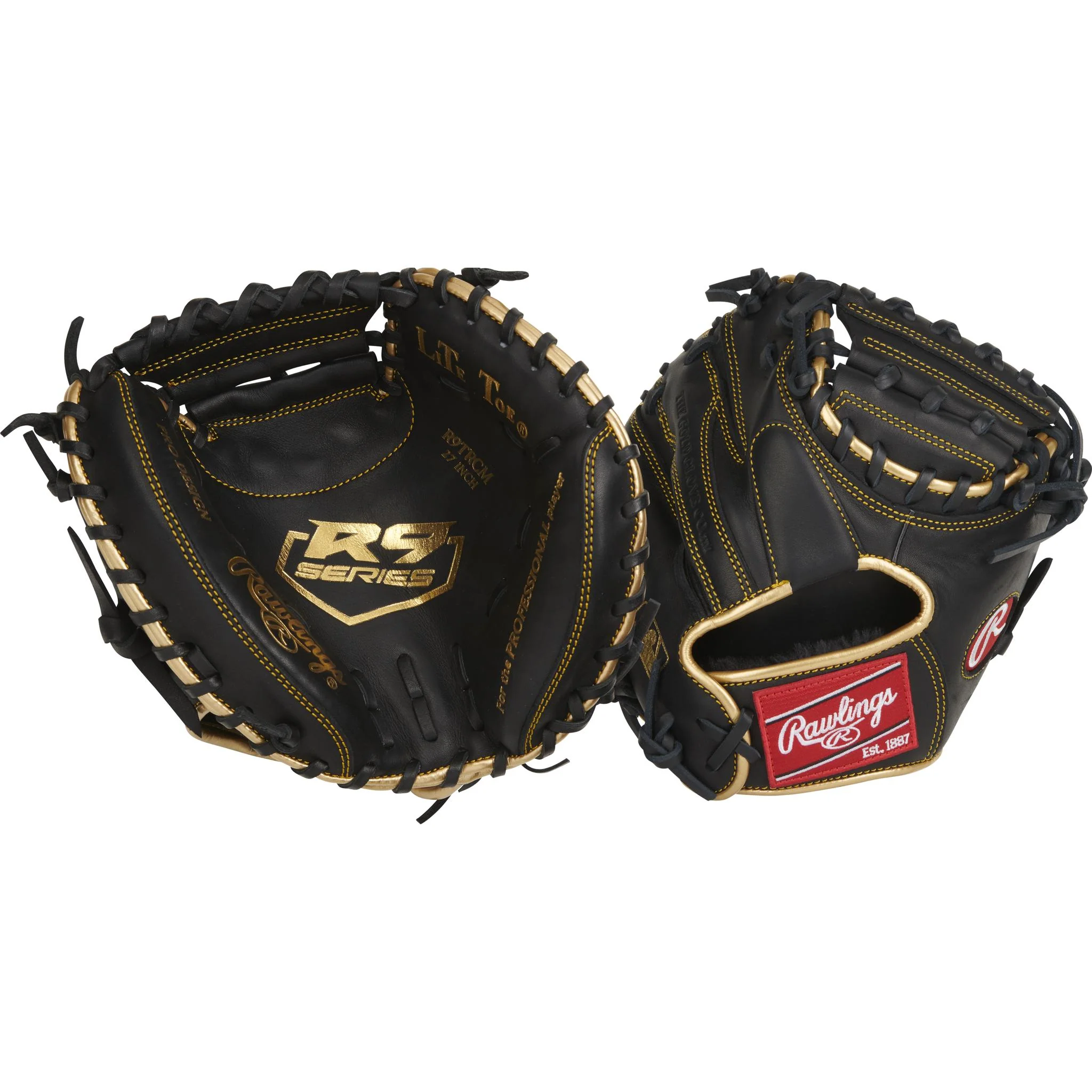 Rawlings R9 Series 27" Baseball Training Catchers Mitt (2026) - Right Hand Throw - Image 2