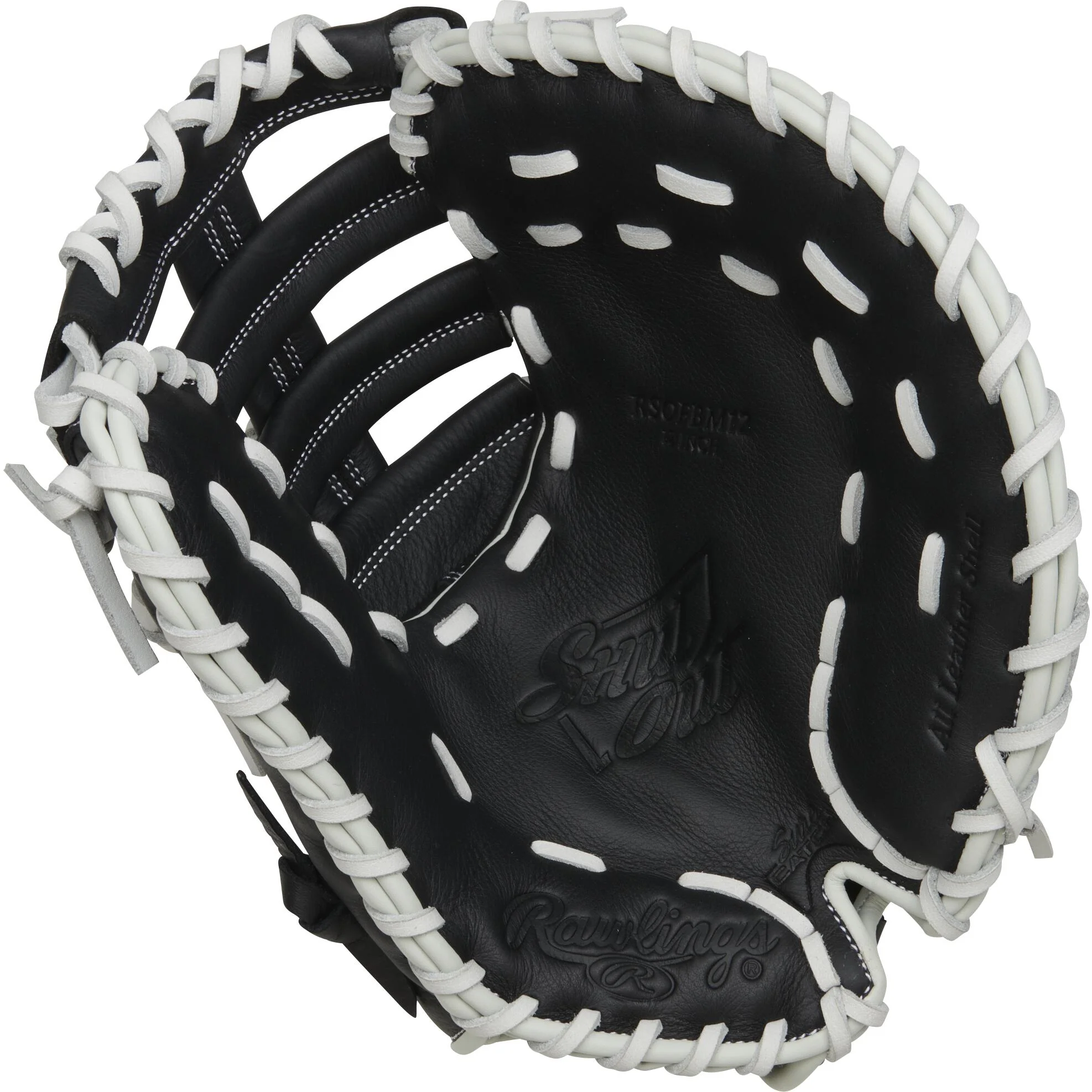 Rawlings Shut Out First Base 12" Softball Glove - Black - Image 5