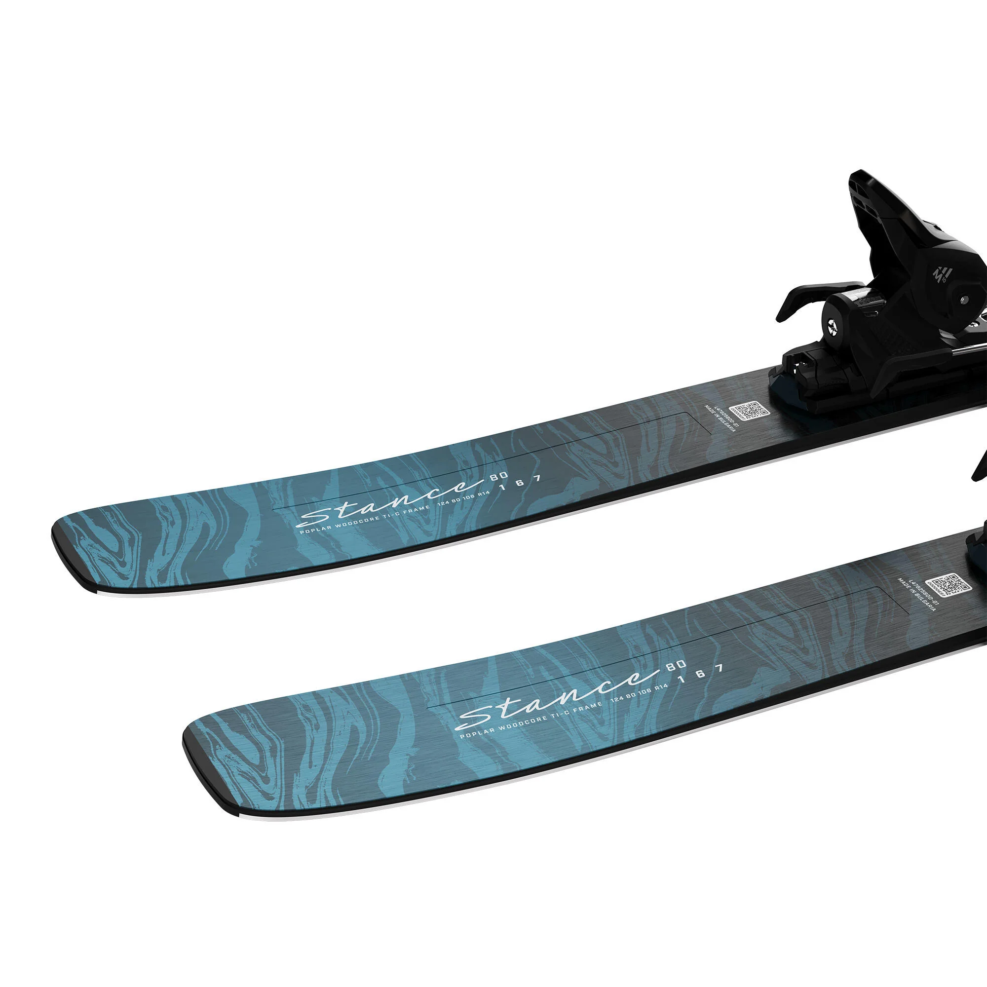 Salomon E Stance W 80 + M10 GW L80 Women's Alpine Ski Set - Image 5