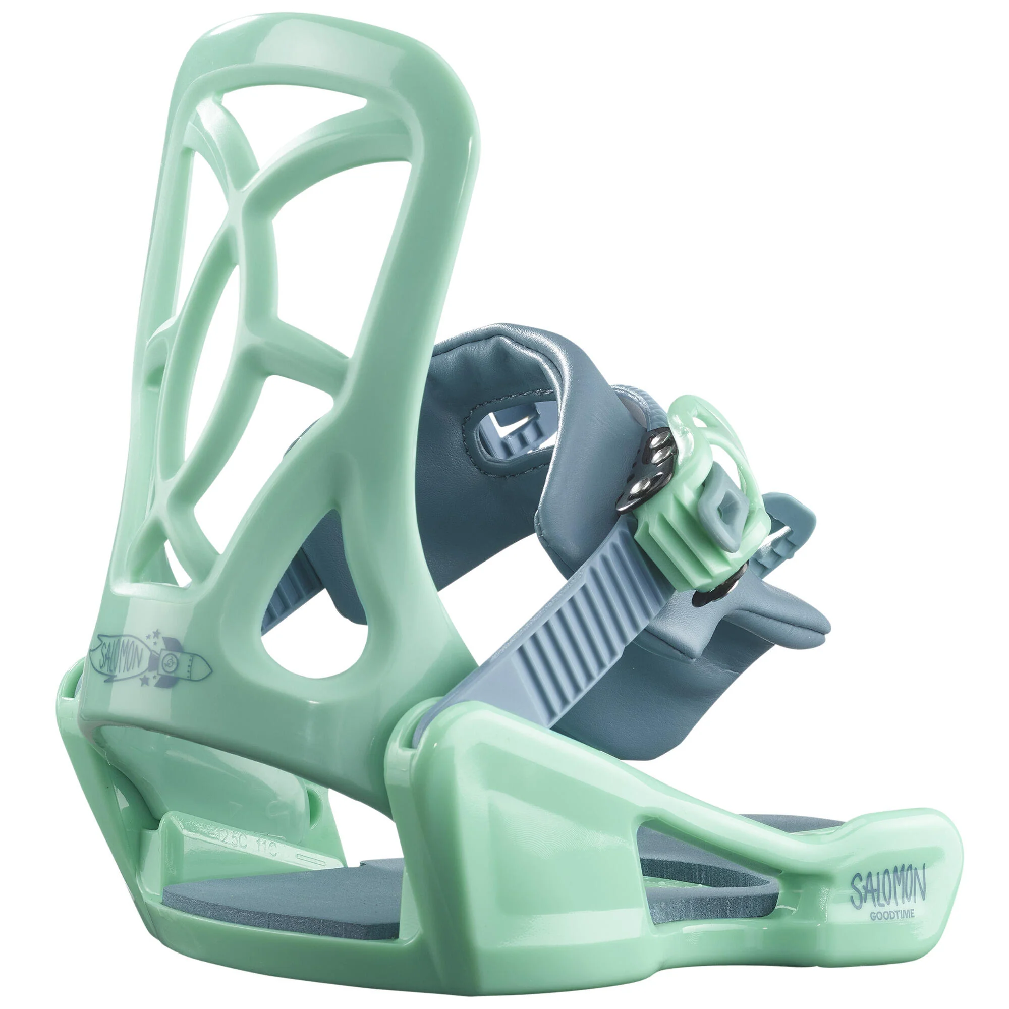Salomon Goodtime XXS Junior Snowboard Bindings - Blue - Image 2