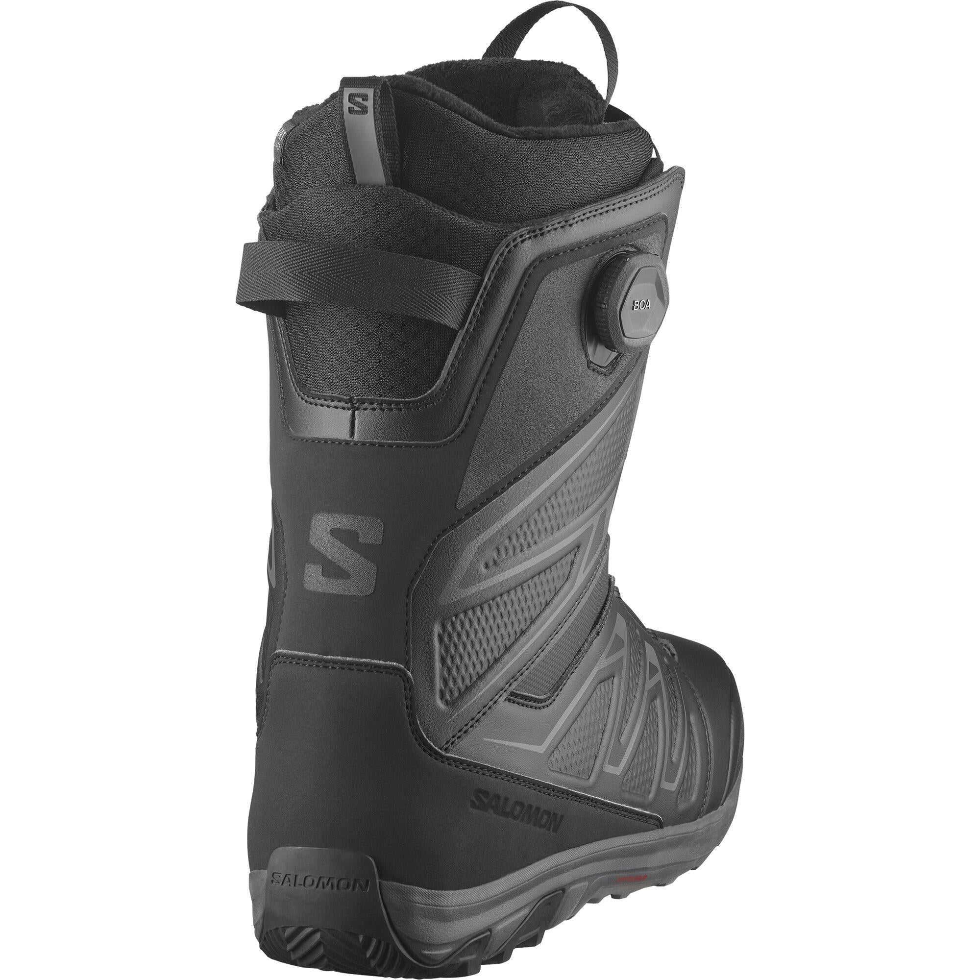 Salomon Launch Boa SJ Boa Snowboard Boots - Black/Black/Black - Image 2
