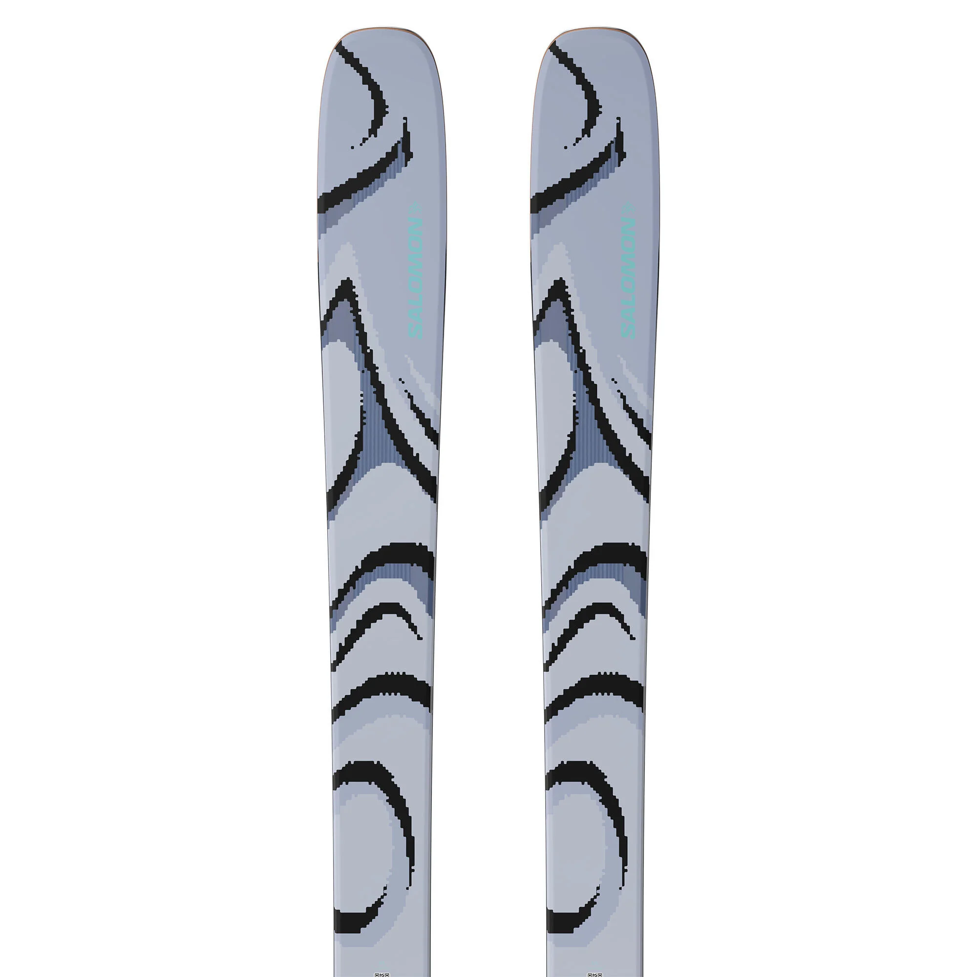 Salomon QST 100 Alpine Skis - Cosmic Sky/Dark Grey - Image 3