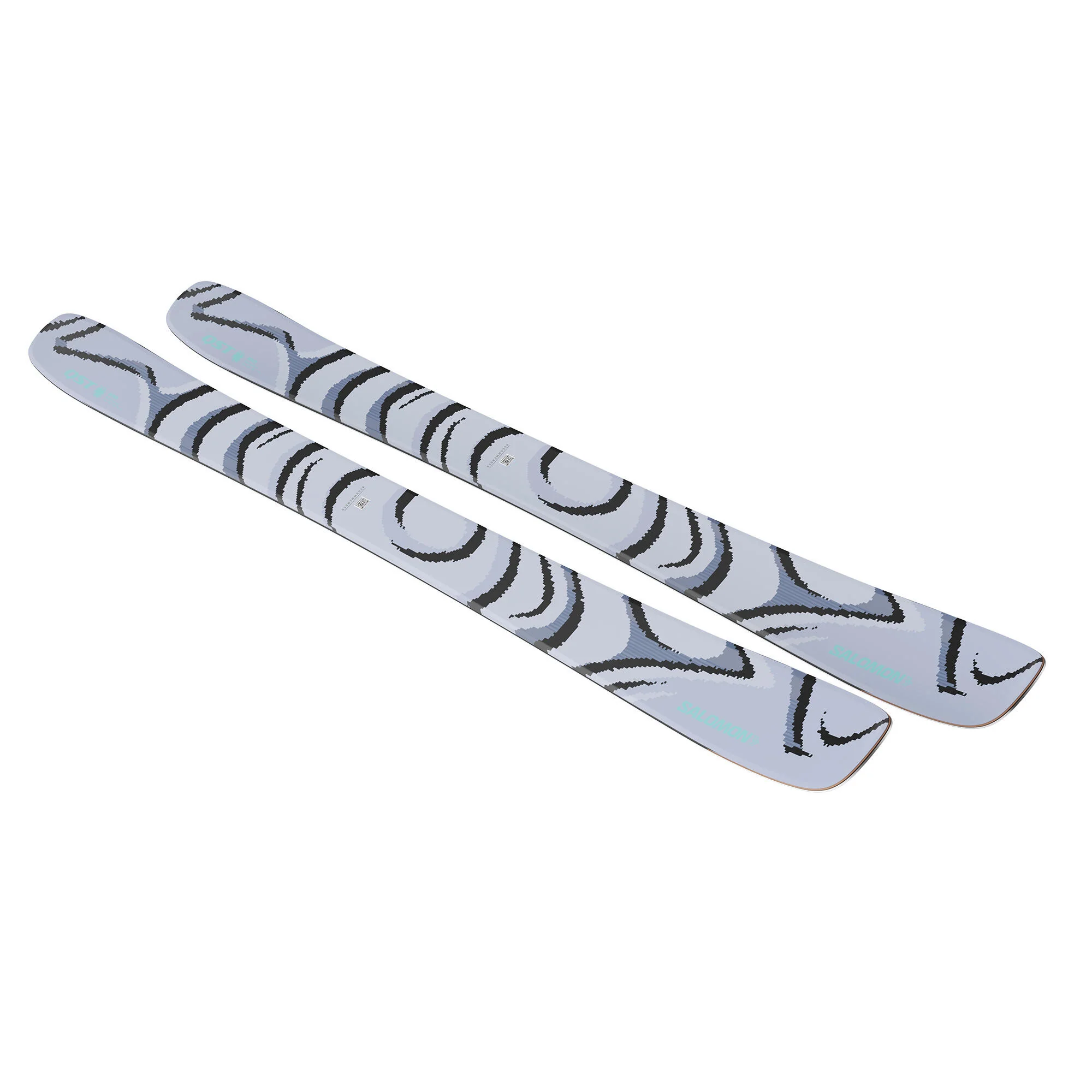 Salomon QST 100 Alpine Skis - Cosmic Sky/Dark Grey - Image 4