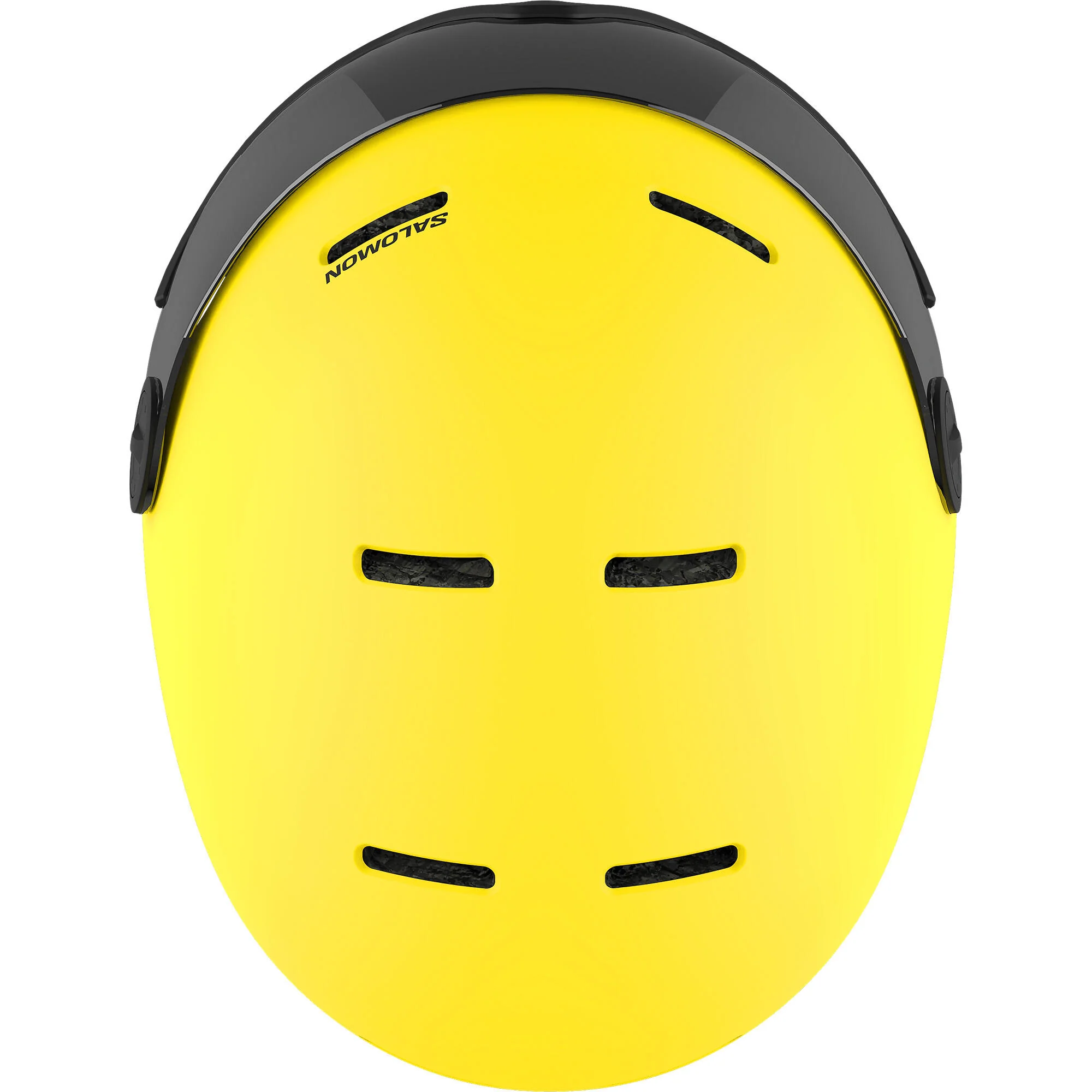 Salomon Orka Visor Junior Ski Helmet - Vibrant Yellow - Image 4