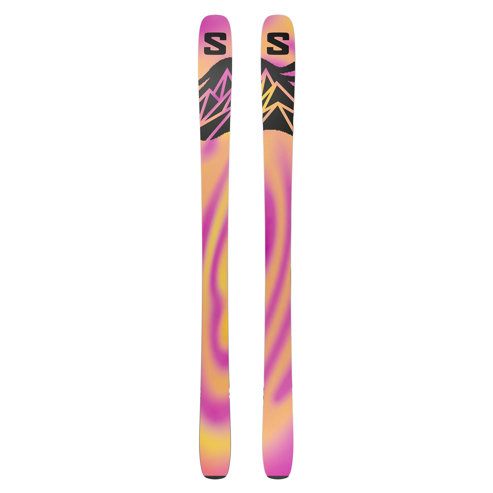 Salomon QST 100 Alpine Skis - Green/Nirvana - Image 2