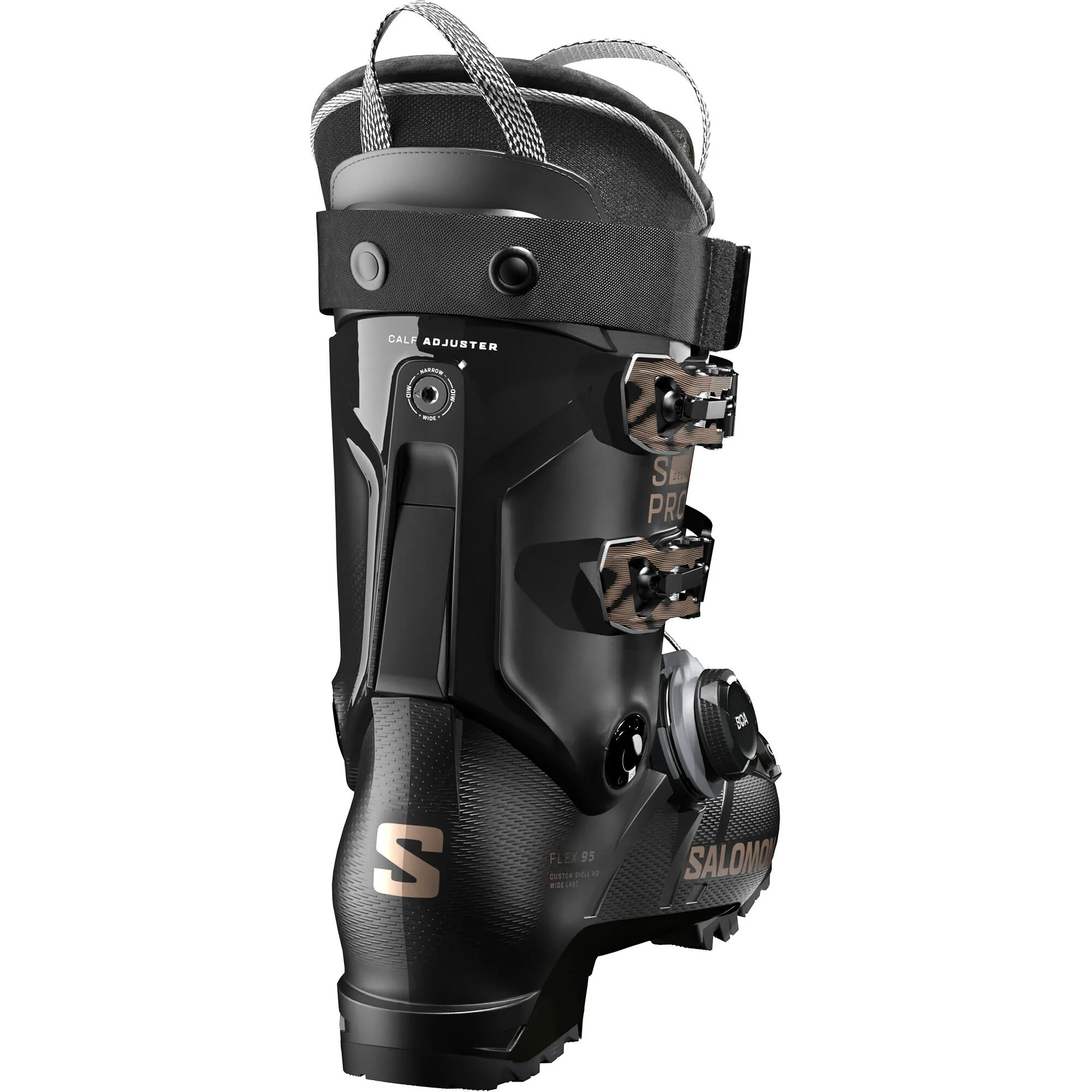 Salomon S/Pro Delta Boa 95 Women's Alpine Ski Boots - Black/Pink - Image 3