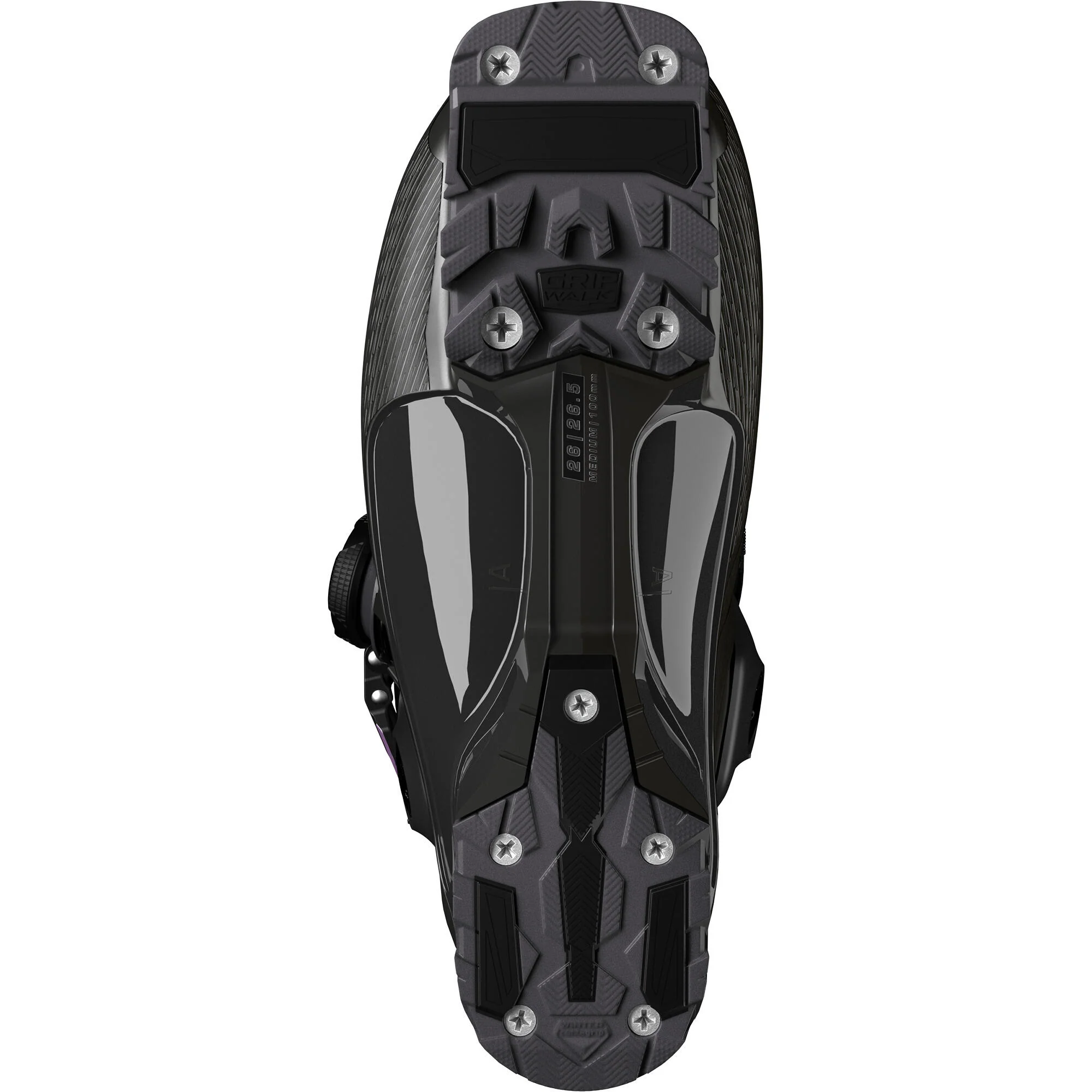 Salomon S/Pro Supra Boa 100 Men's Alpine Ski Boots - Black/Grey/Burgundy - Image 3