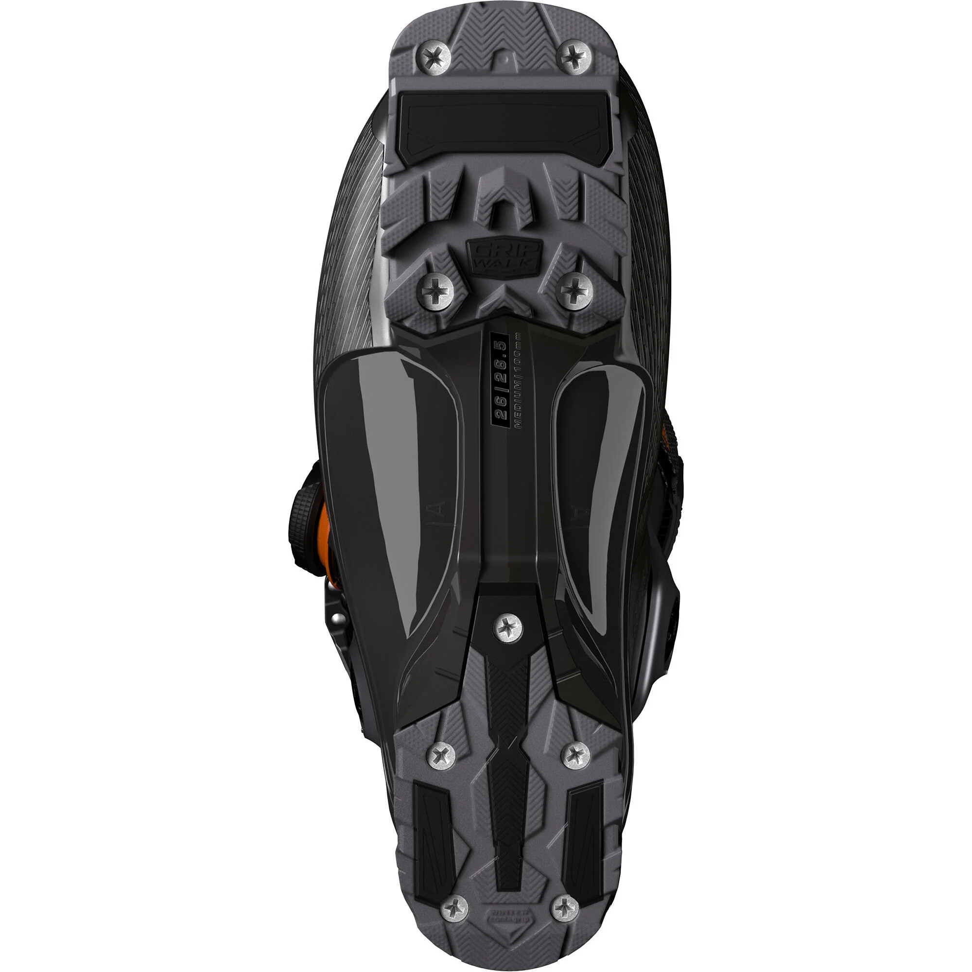 Salomon S/Pro Supra Boa 110 Men's Alpine Ski Boots - Black/Beluga/Orange - Image 4