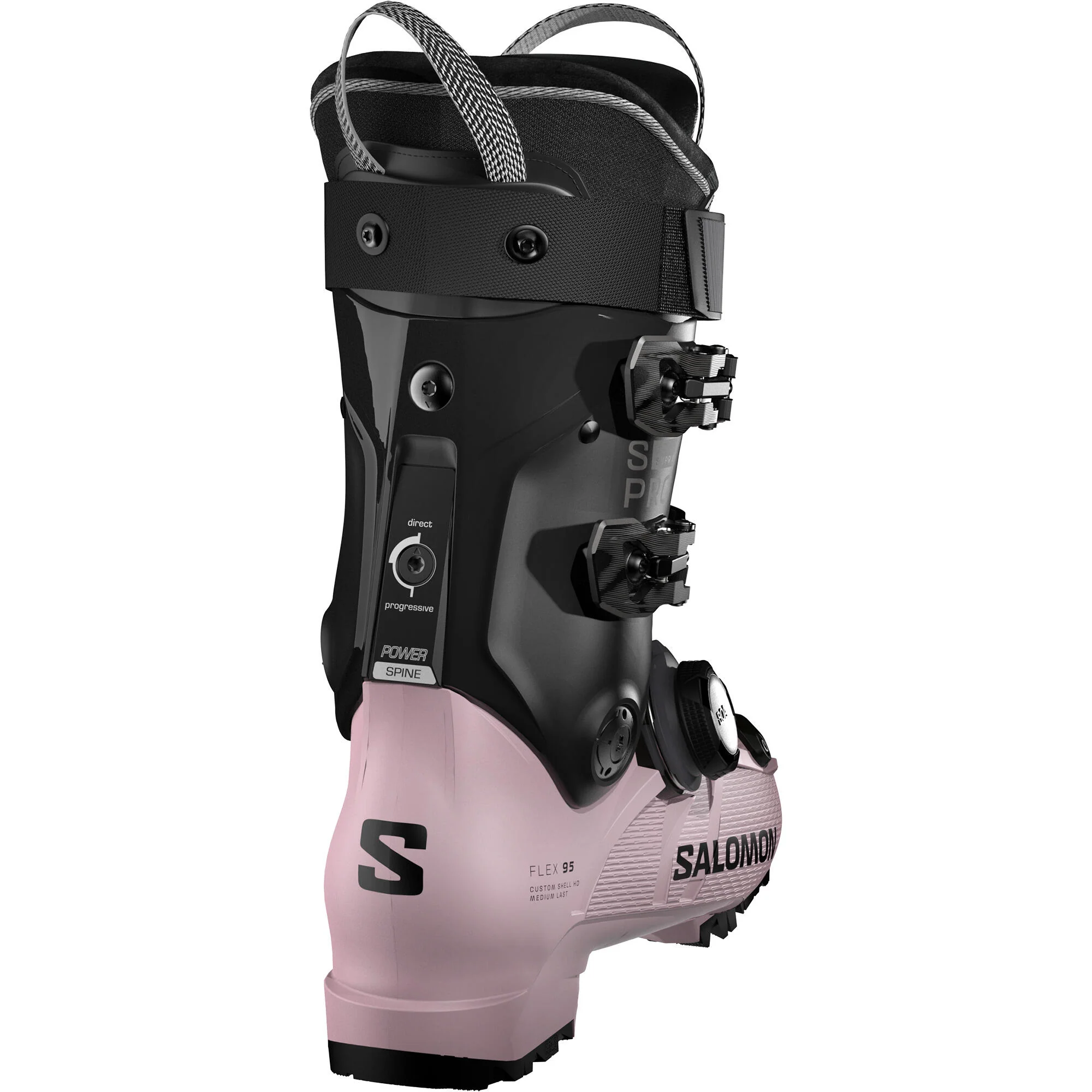 Salomon S/Pro Supra Boa 95 Women's Alpine Ski Boots - Rose Shadow/Black - Image 4