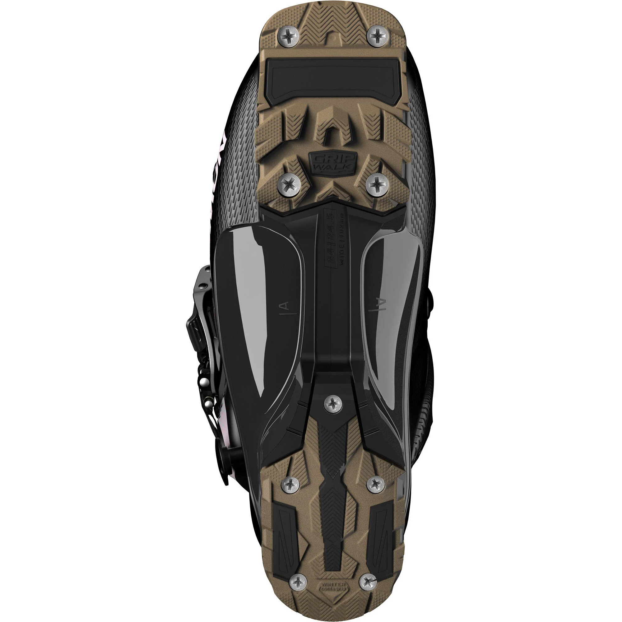 Salomon Sense 70 Women's Alpine Ski Boots - Black/Oil Green - Image 4