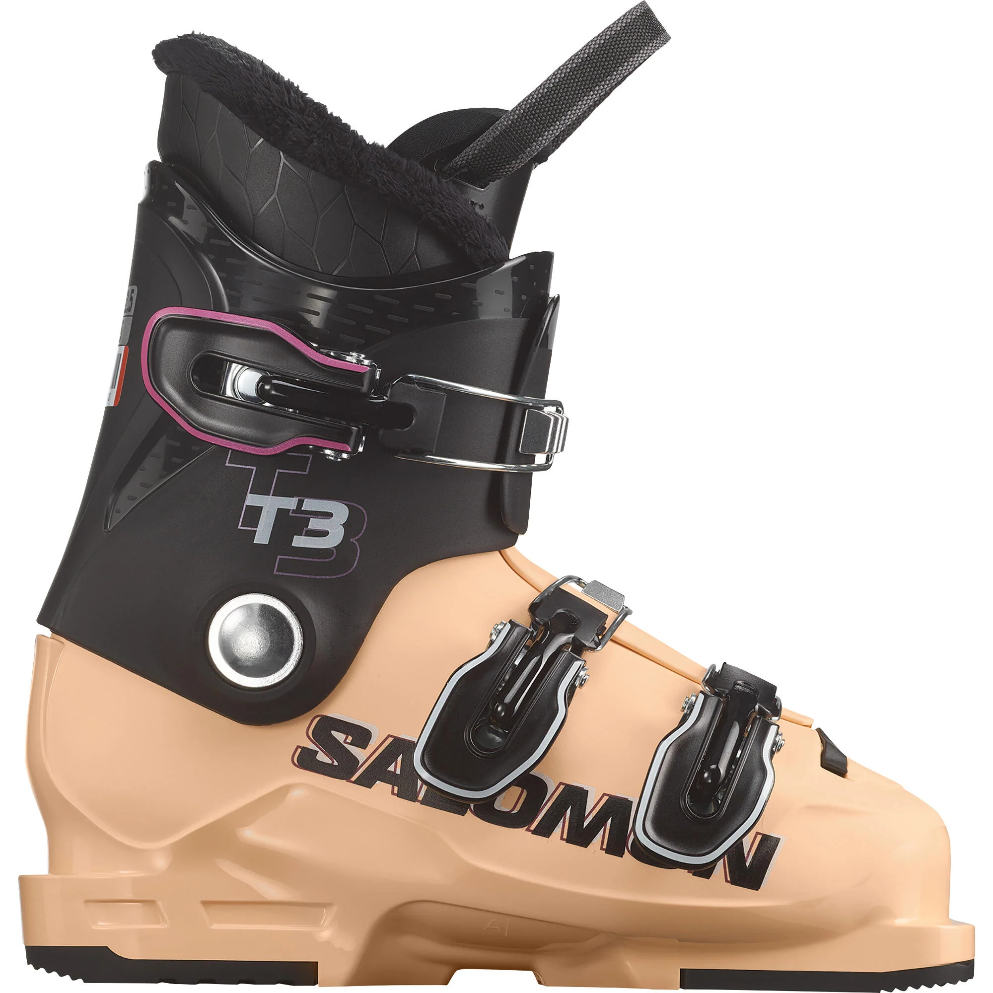 Salomon T3 RT Junior Alpine Ski Boots - Black/Copen Blue