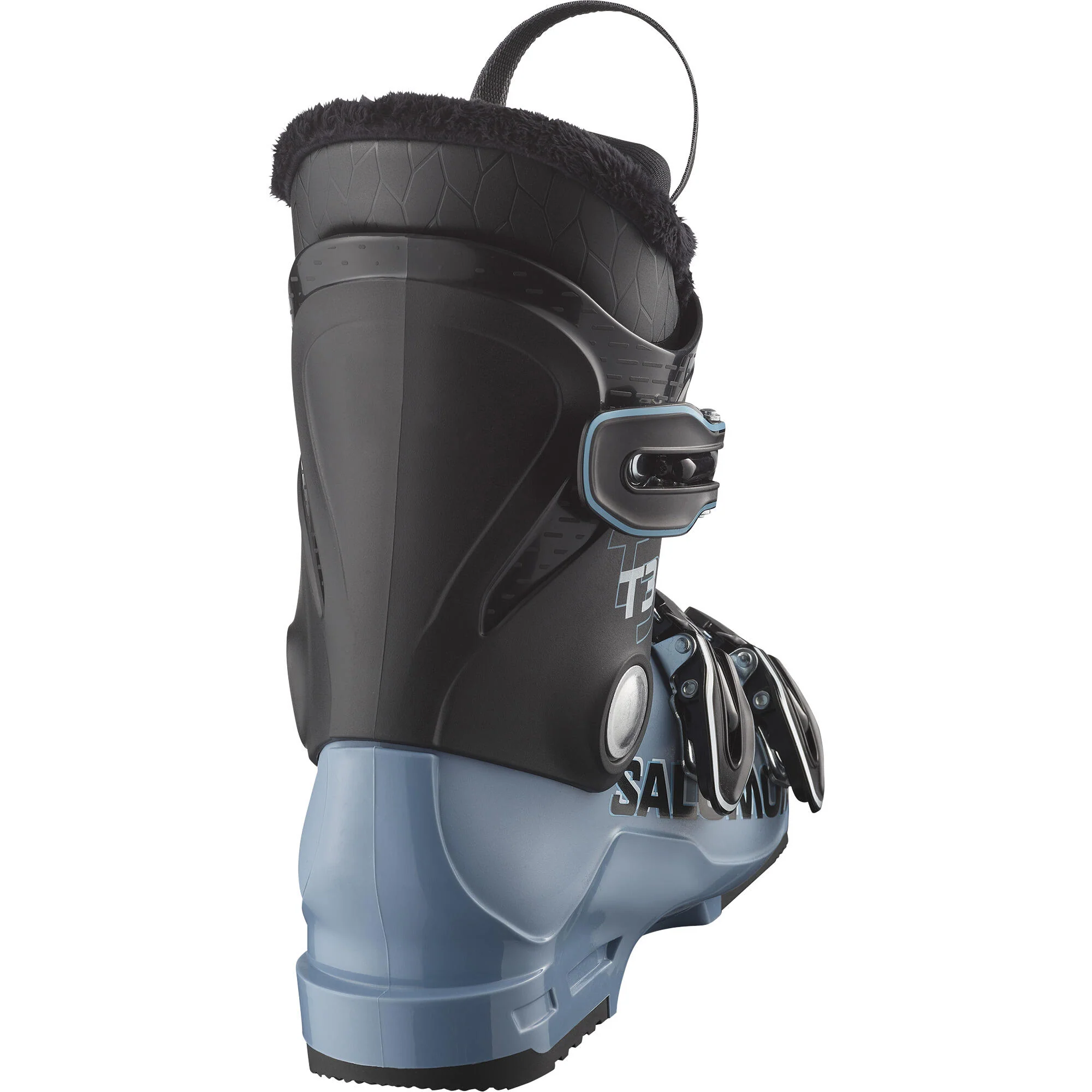 Salomon T3 RT On-Piste Junior Alpine Ski Boots - Black/Blue - Image 2