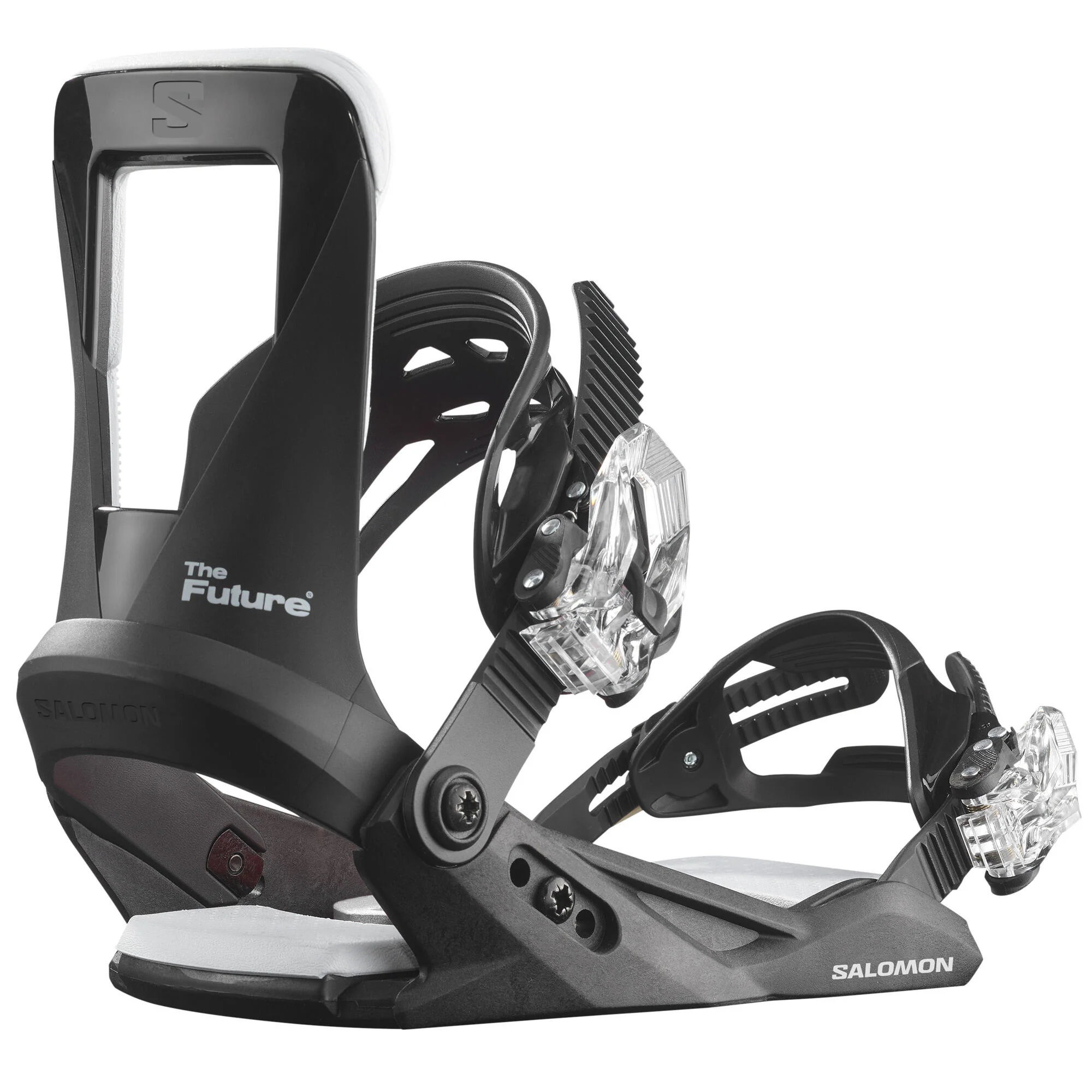 Salomon The Future Junior Snowboard Bindings - Black/White - Image 2