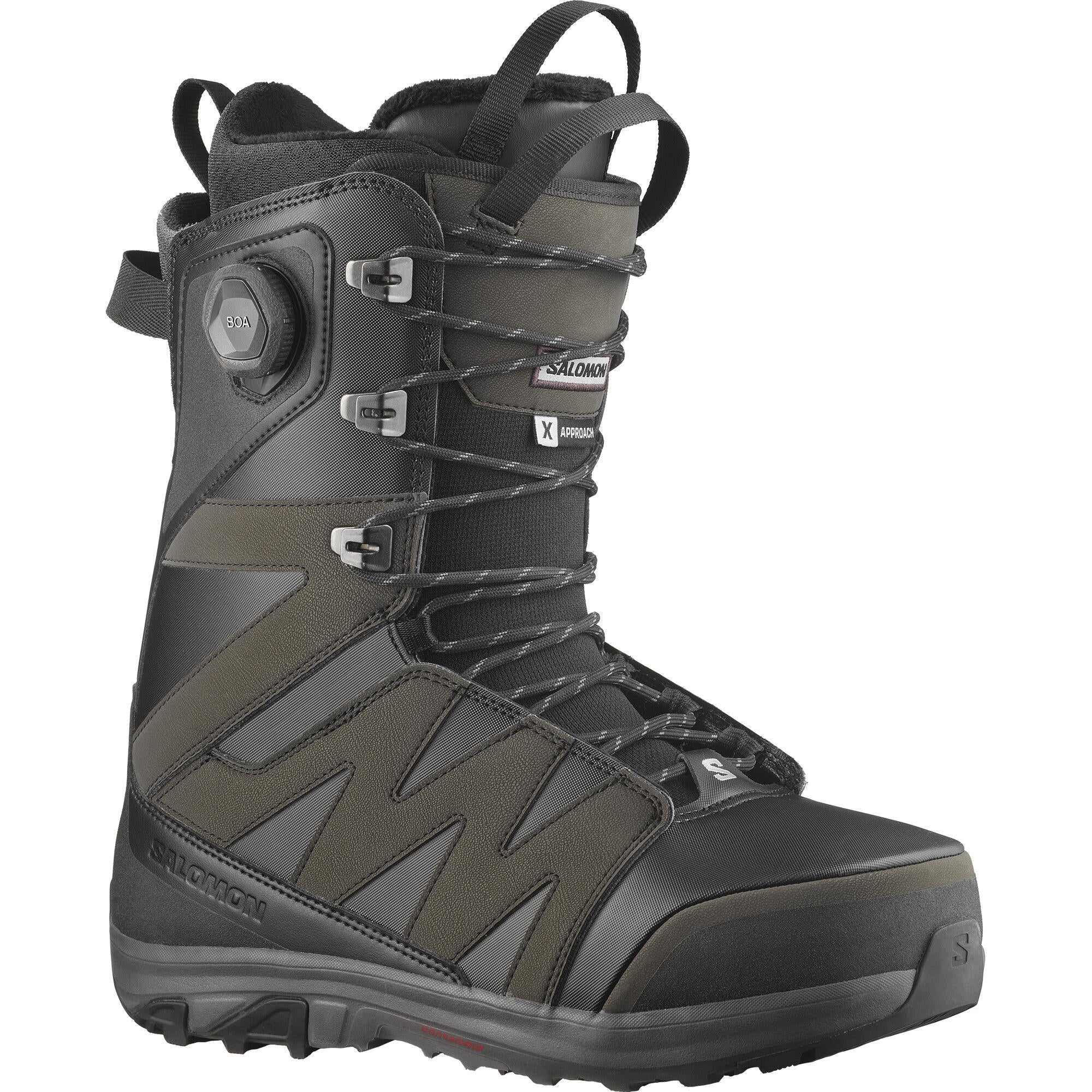 Salomon X Approach Lace SJ Boa Snowboard Boots - Black